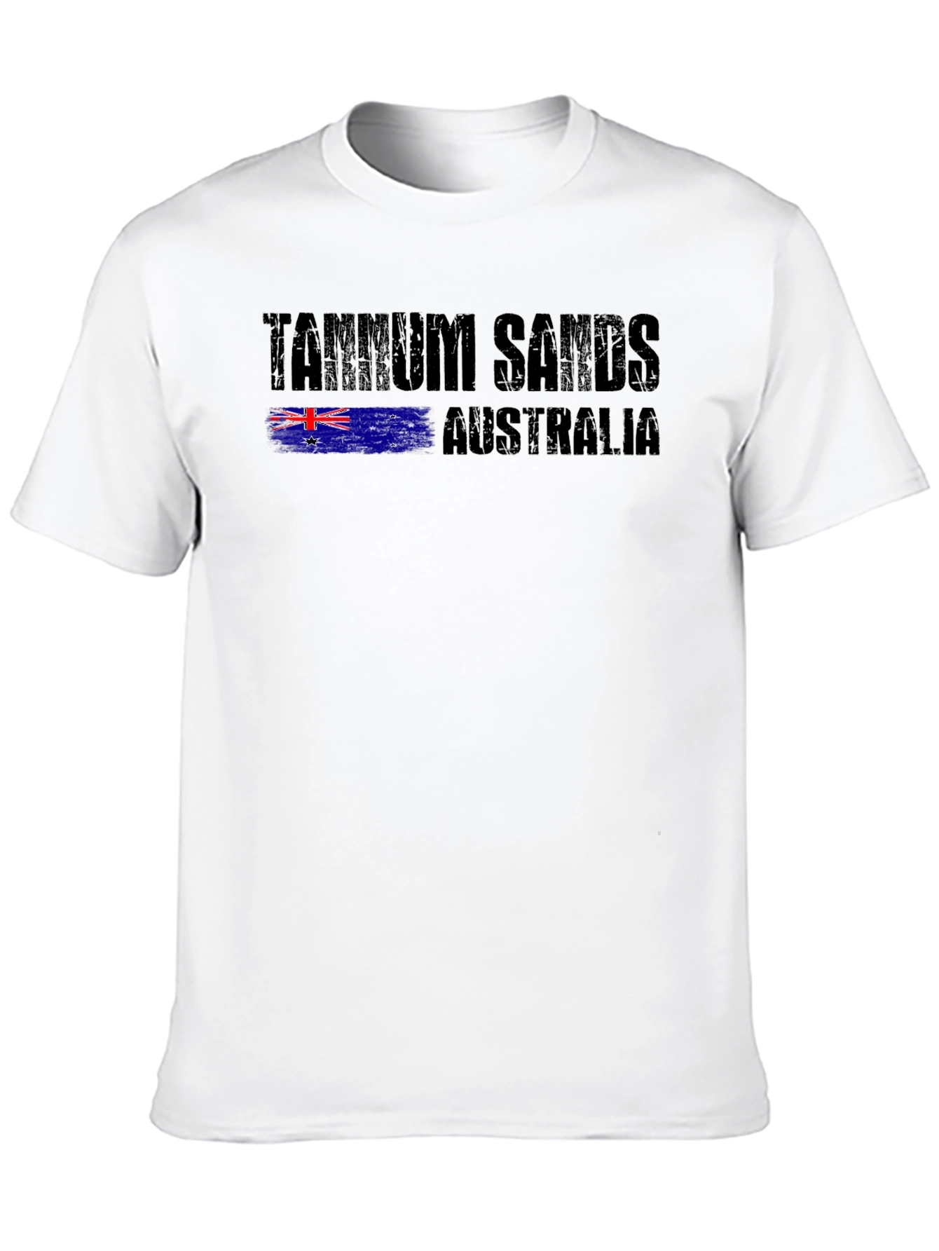 Black Tannum Sands Australia Tee - Black Graphic T-Shirt view 10