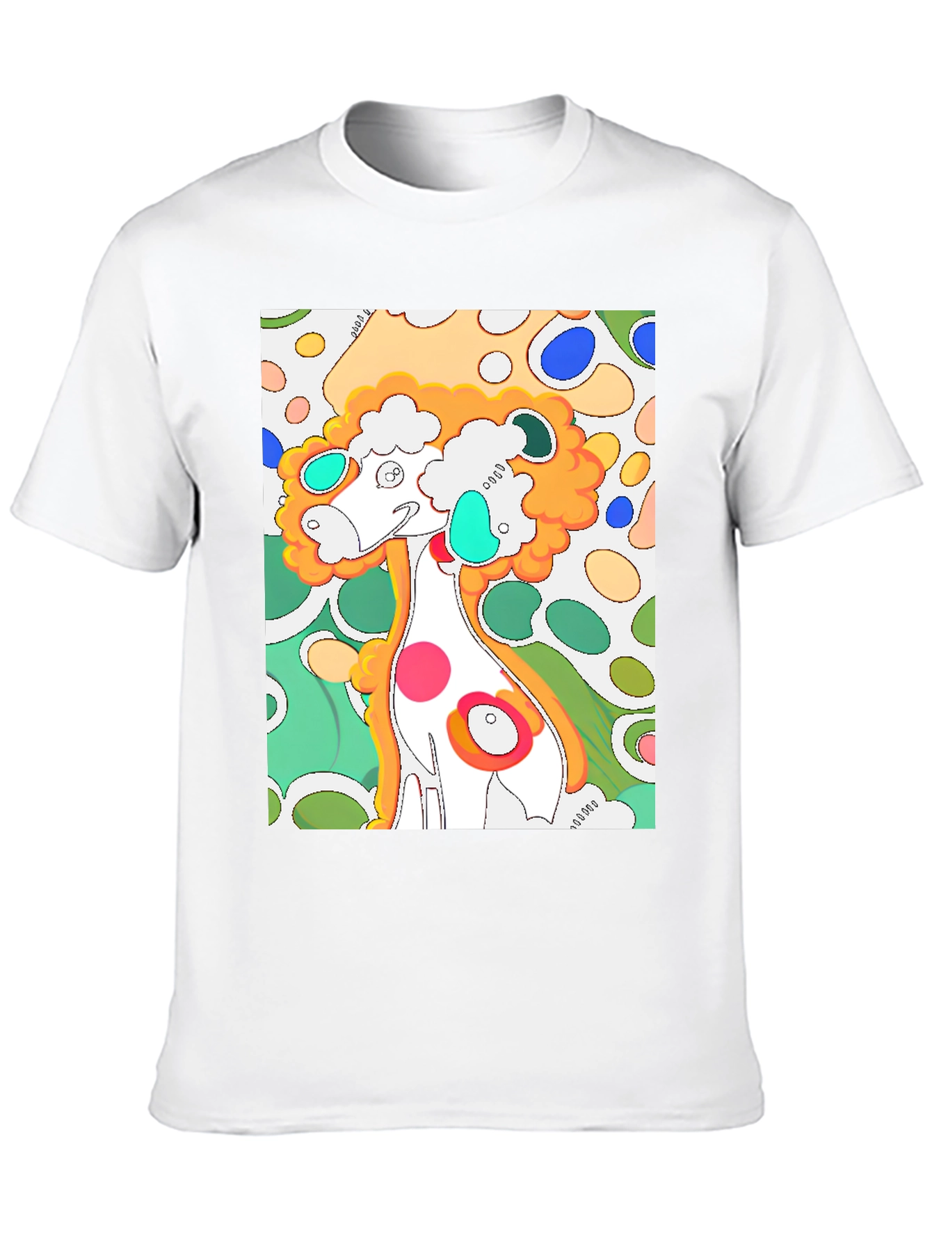 Black Funky Art Graphic T-Shirt - Quirky Design view 10