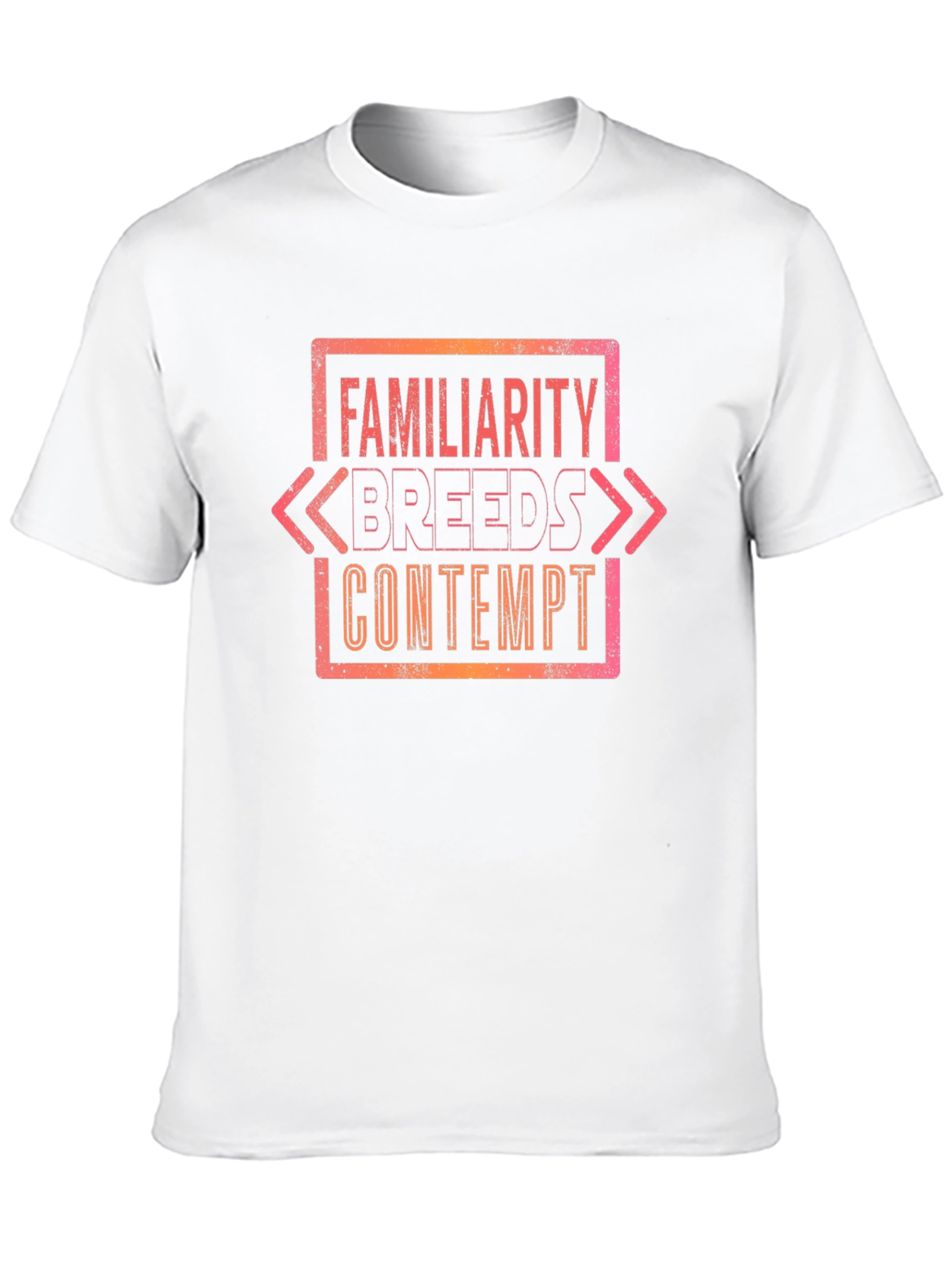 Black Familiarity Breeds Contempt Graphic Tee view 10