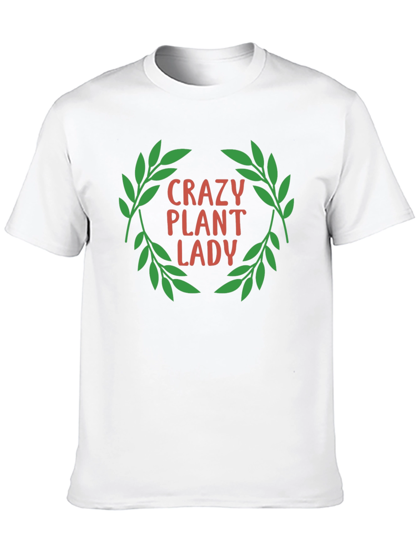 Black Crazy Plant Lady Graphic Tee - Black Cotton T-Shirt view 10
