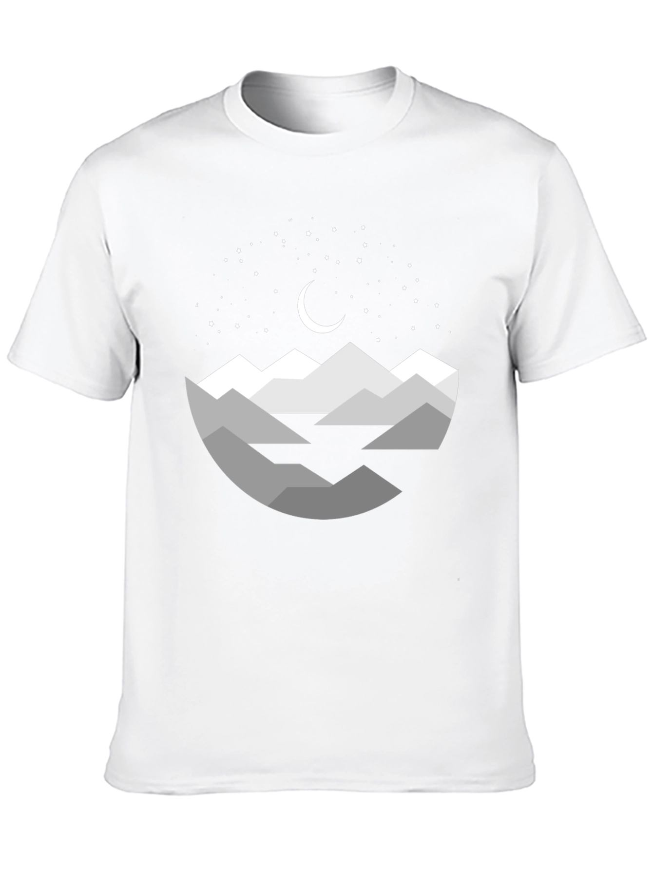 Black Night Mountain Graphic Tee - Stylish Comfort view 10