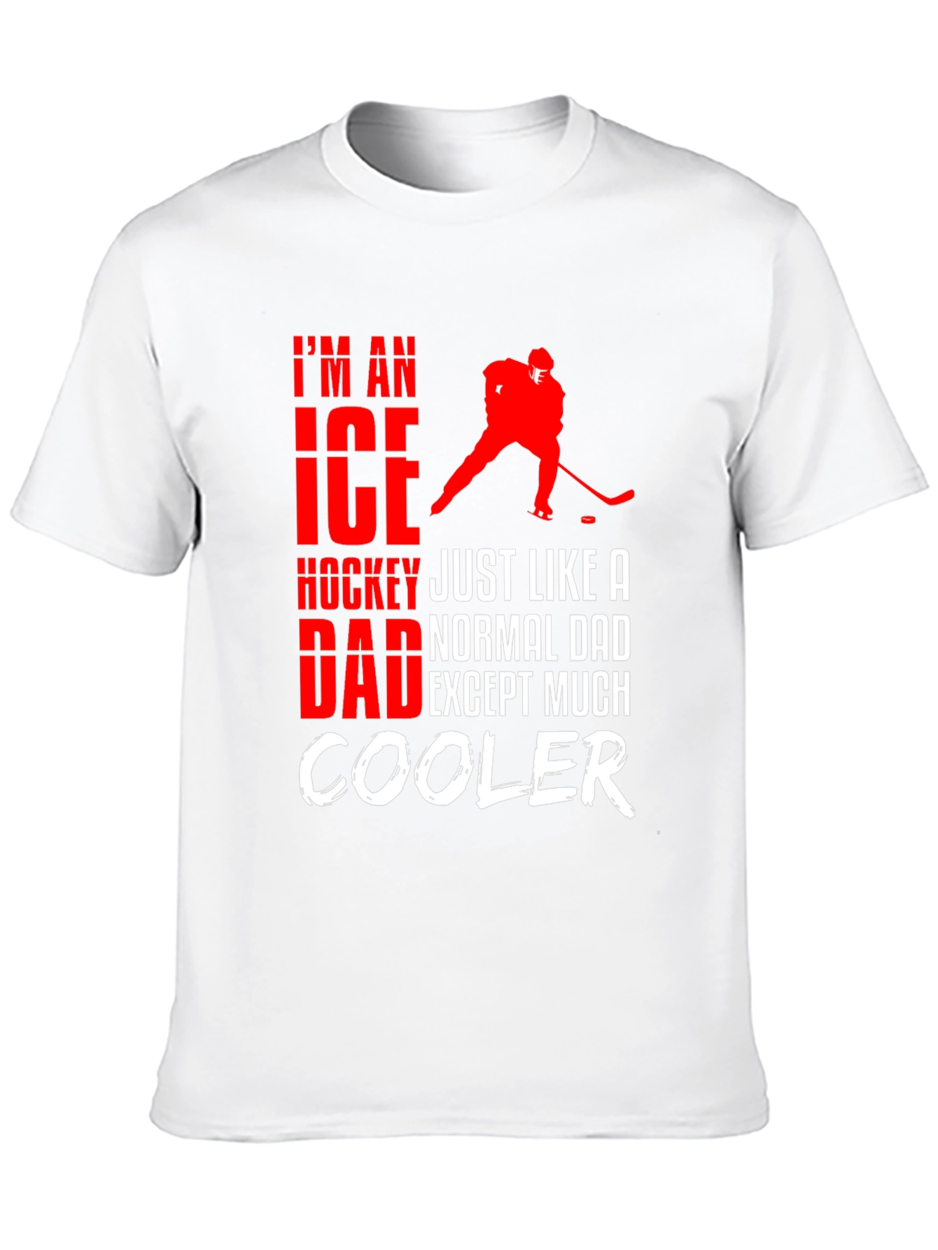 Black Ice Hockey Dad T-Shirt - Cool Dad Edition! view 10
