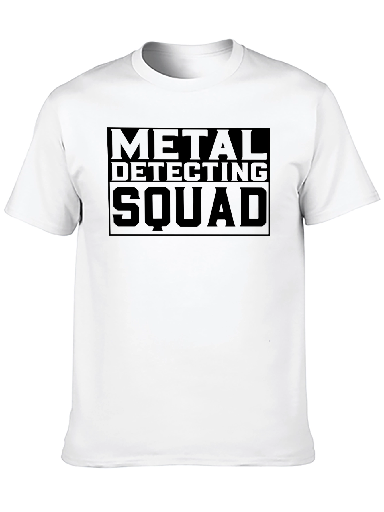 Black Metal Detecting Squad Black T-Shirt view 10