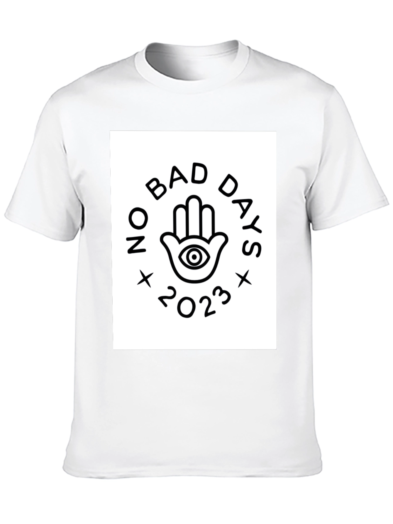 Black No Bad Days 2023 Graphic Tee view 10