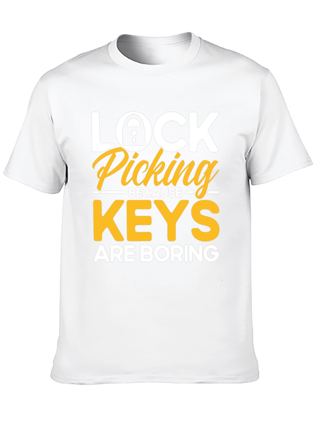 Black Lock Picking Enthusiast T-Shirt view 10