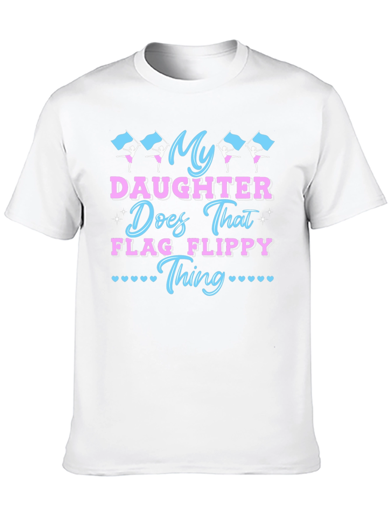 Black My Daughter Does That Flag Flippy Thing T-Shirt view 10