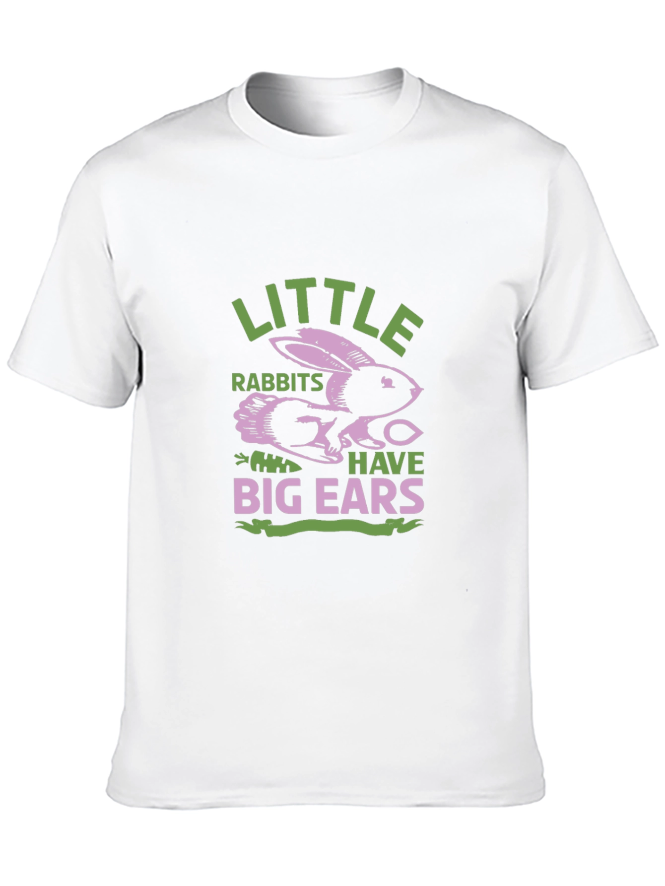 Black Little Rabbits Big Ears Graphic Tee view 10