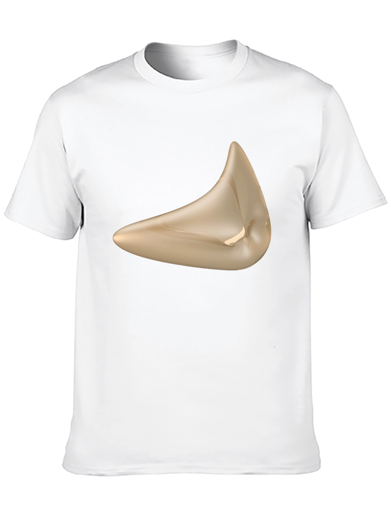 Black Abstract Shape Graphic Tee - Modern Style, Soft Black Shirt view 10