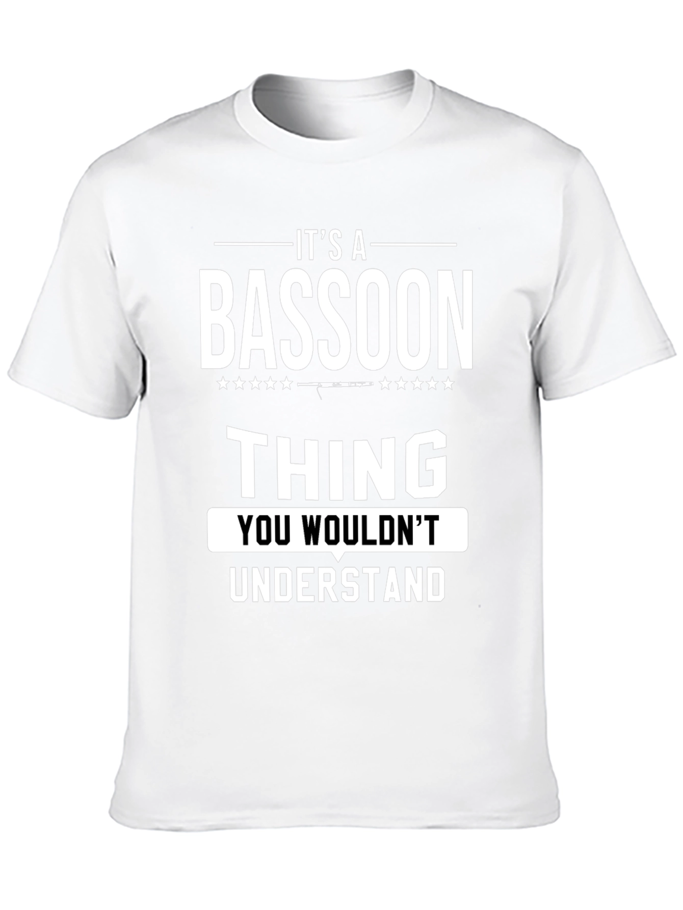 Black It's A Bassoon Thing T-Shirt view 10