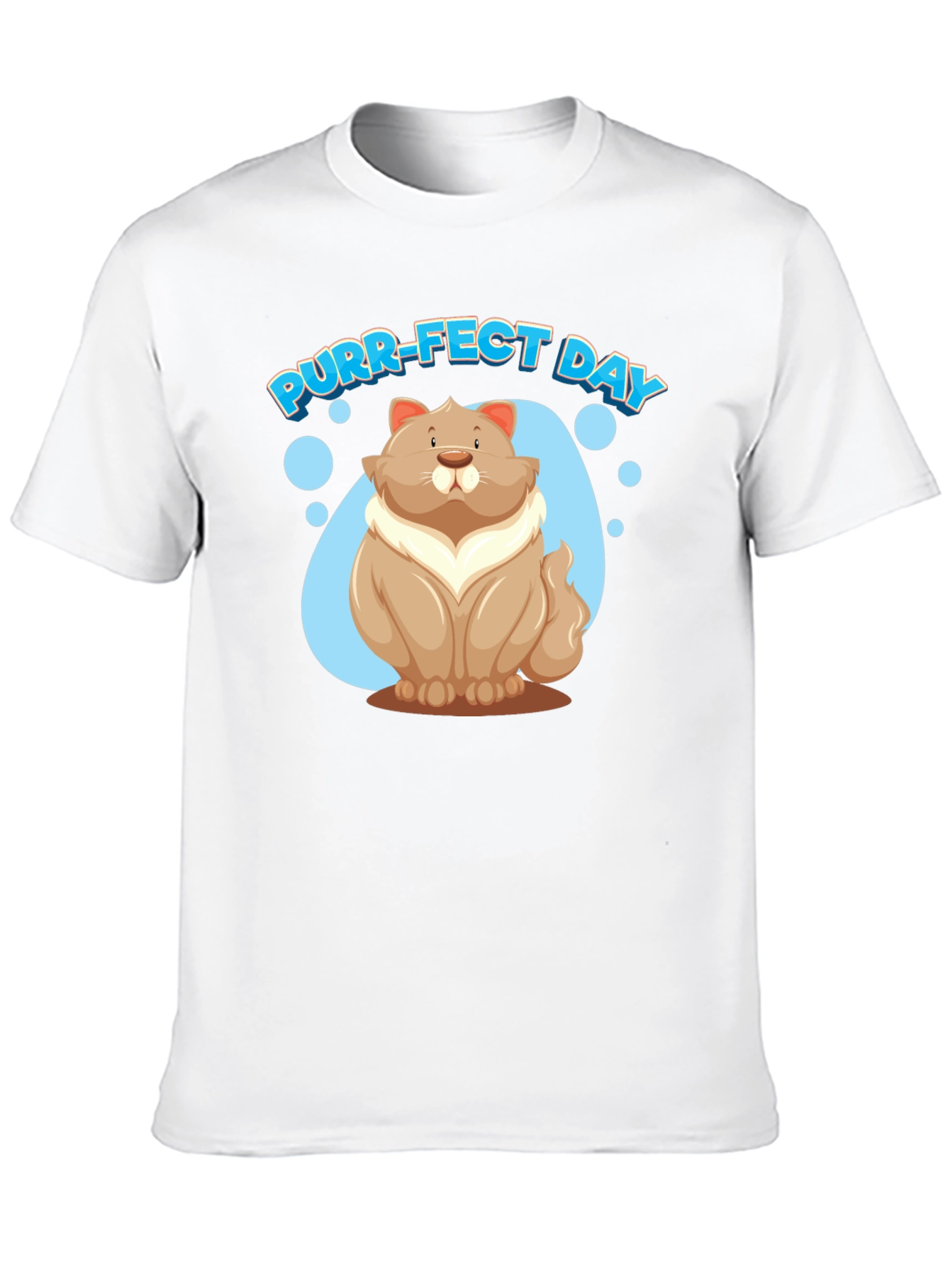 Black Purr-fect Day Cat T-Shirt view 10