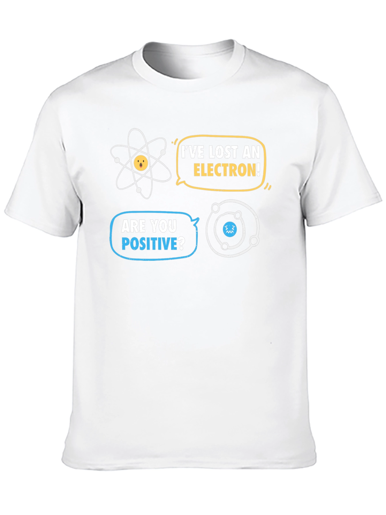 Black Funny Chemistry T-Shirt - I've Lost An Electron view 10