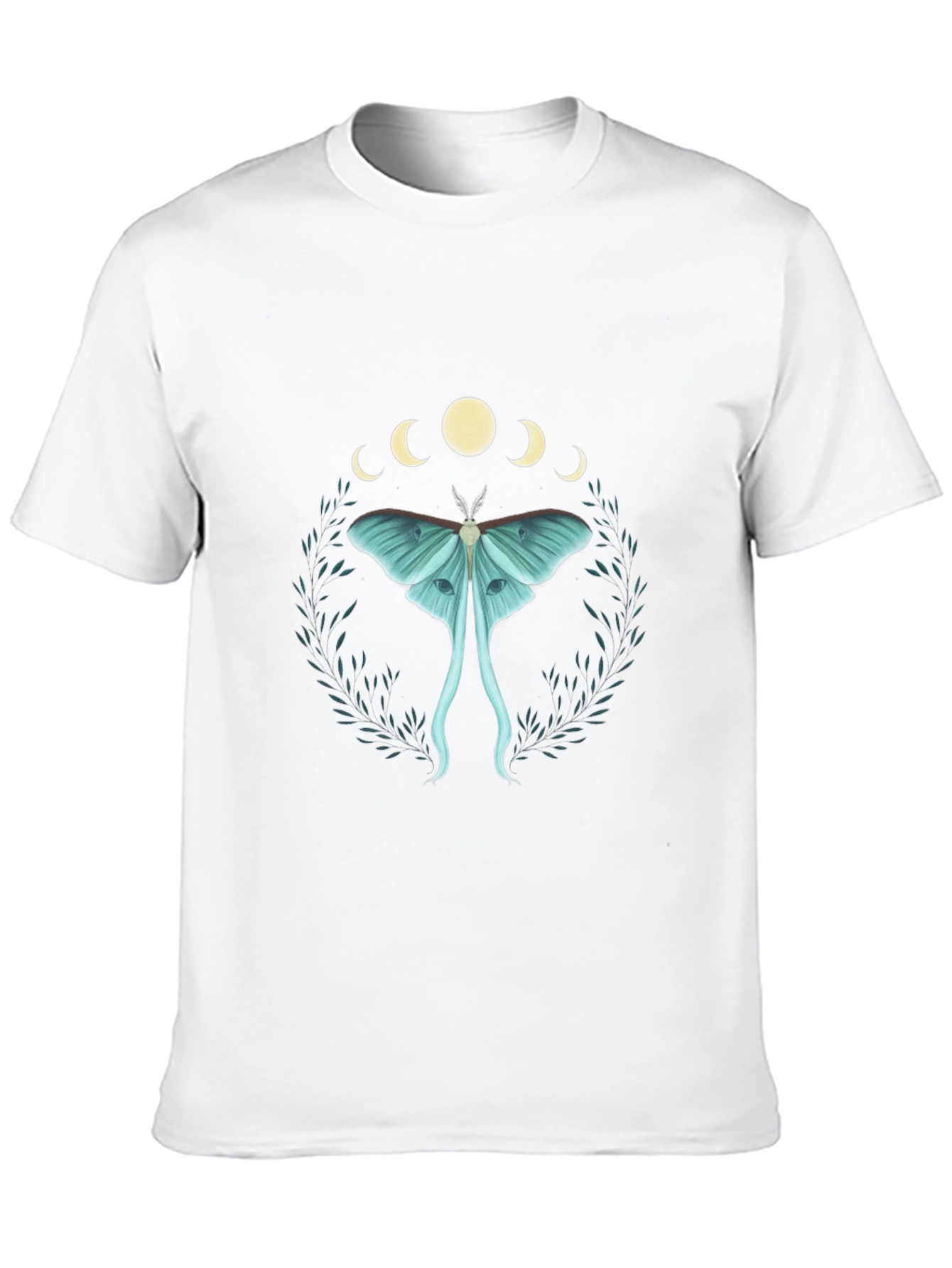 Black Lunar Moth Graphic Tee - Unisex view 10