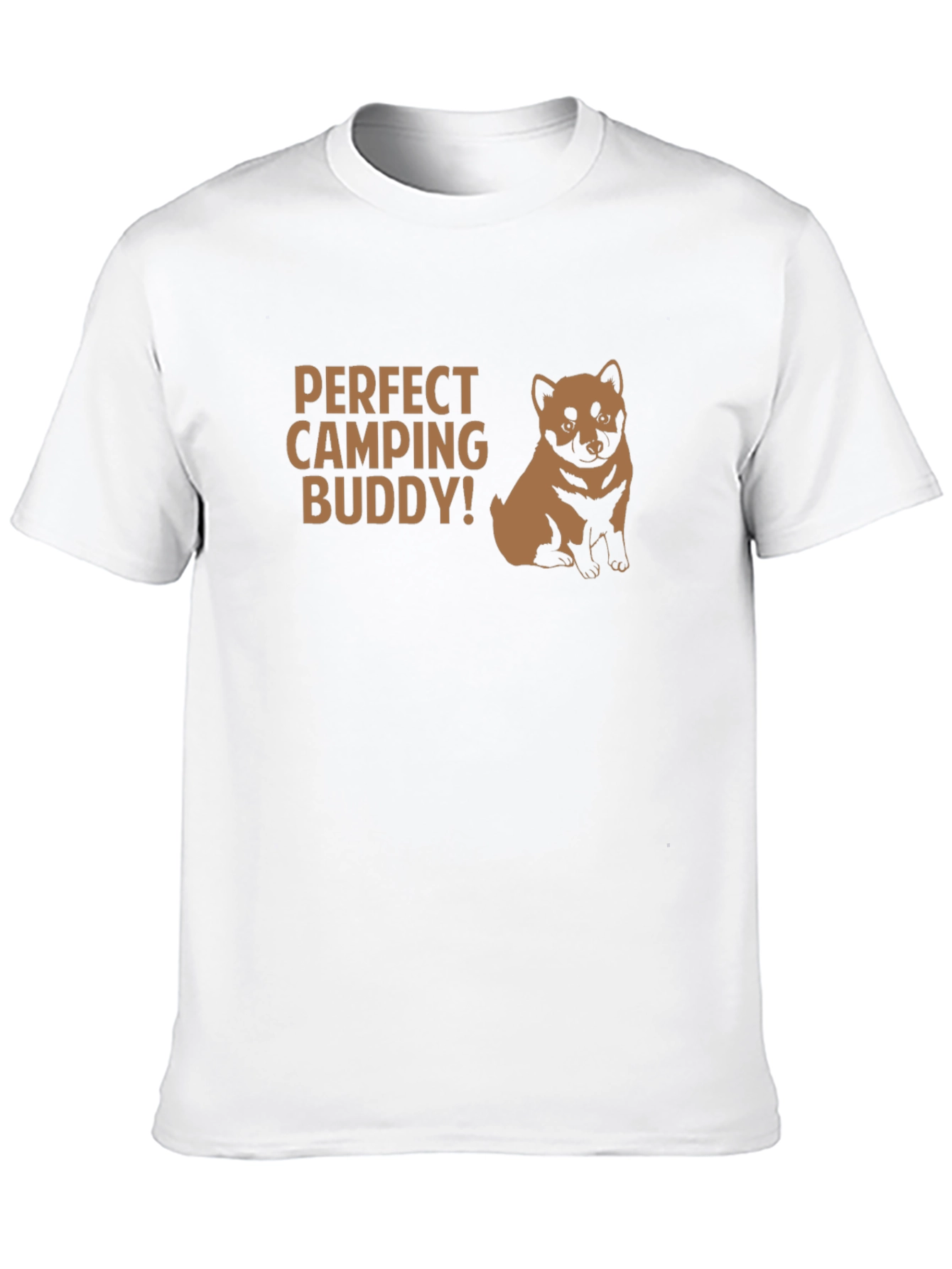 Black Perfect Camping Buddy T-Shirt - Dog Lover Tee view 10
