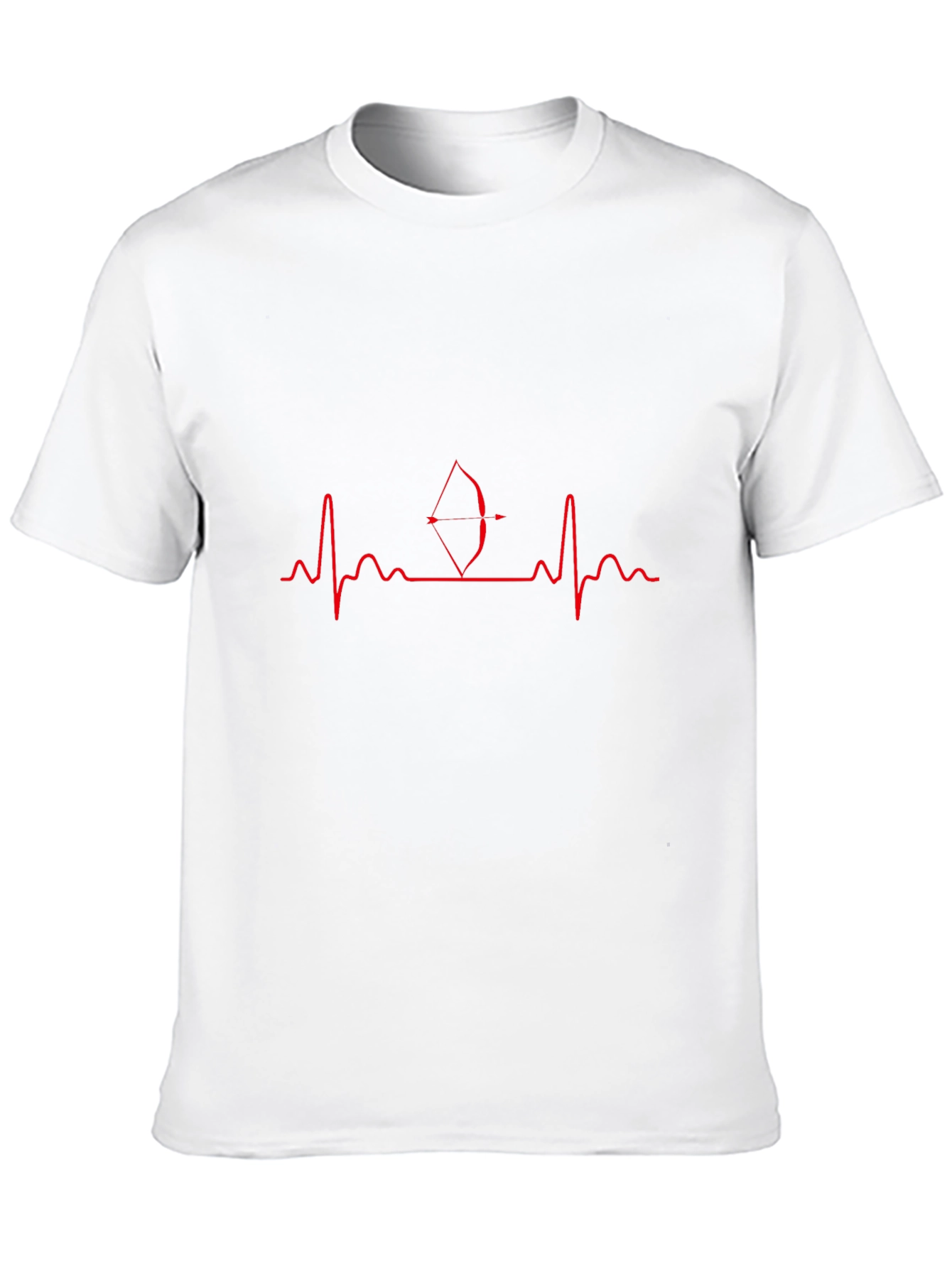 Black Archer Heartbeat Graphic Tee - Black view 10