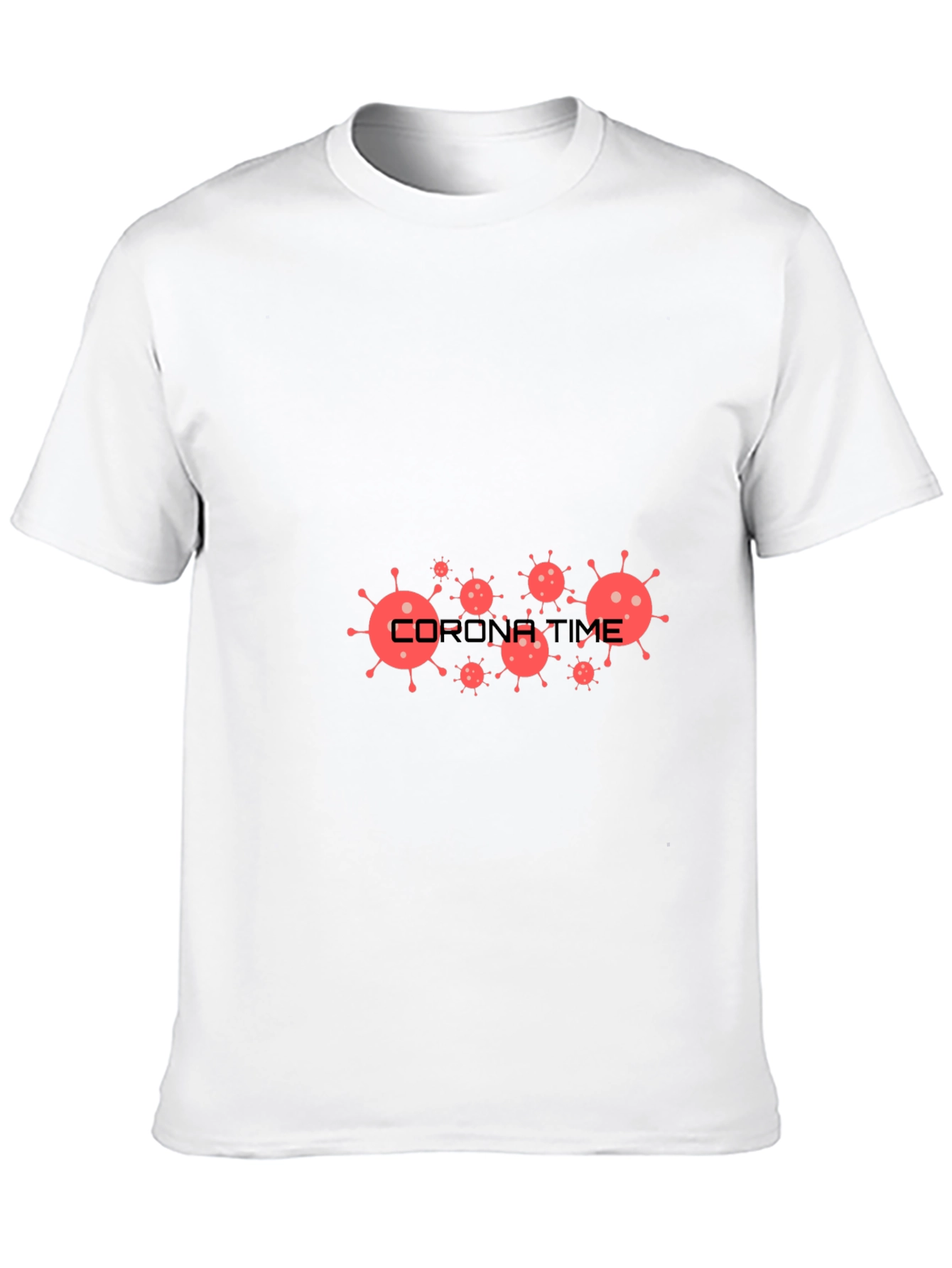 Black Corona Time Black T-Shirt view 10