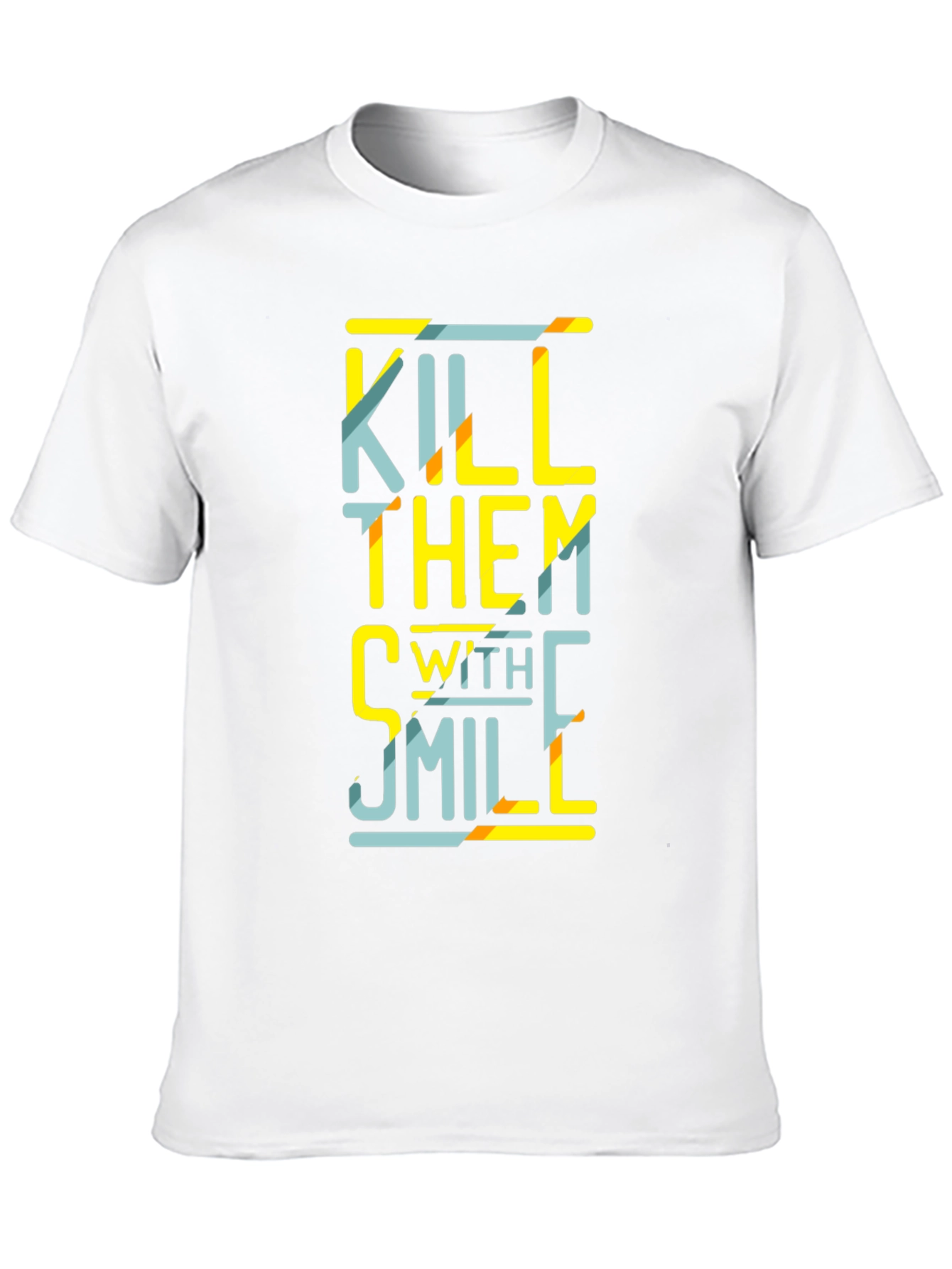 Black Kill Them With Smile Graphic Tee - Black view 10