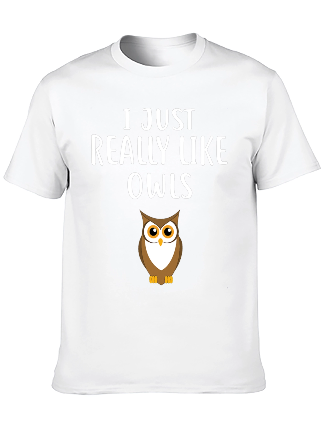 Black I Just Really Like Owls T-Shirt view 10