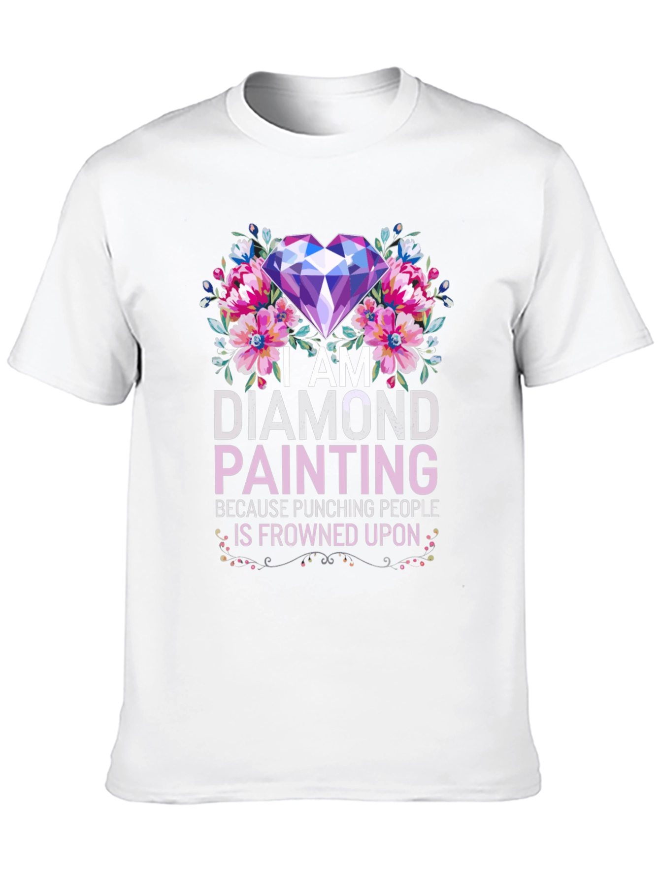 Black Diamond Painting Hobby T-Shirt view 10