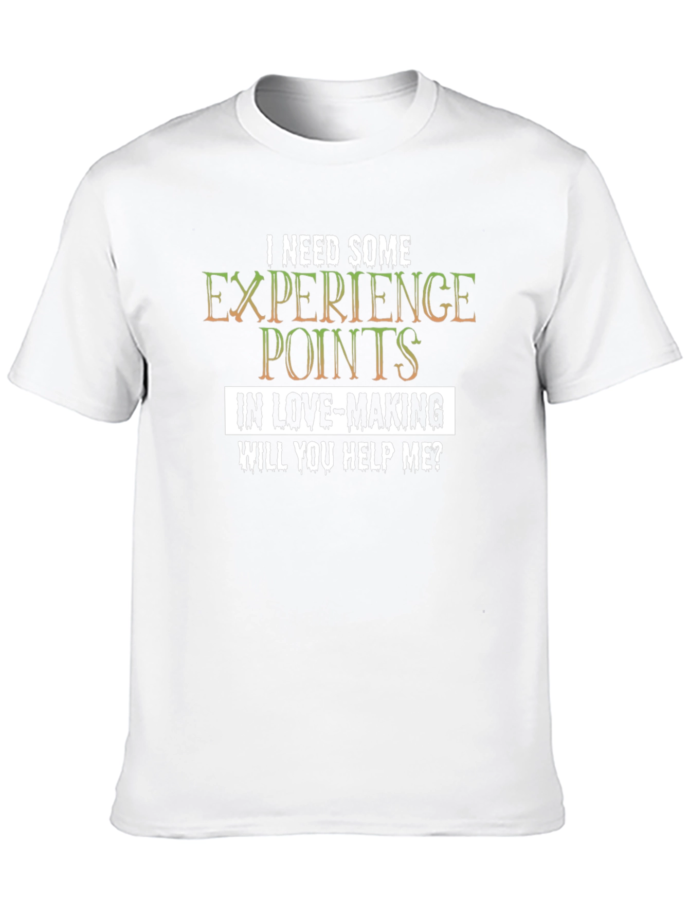 Black Experience Points Graphic T-Shirt - Love-Making Help view 10