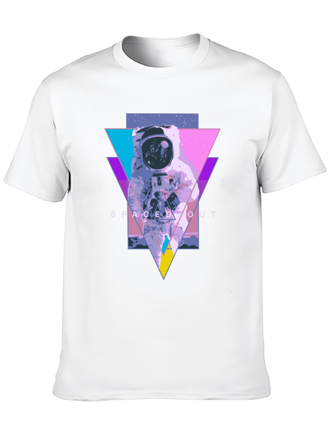 Black Spaced Out Astronaut Graphic Tee - Black view 10