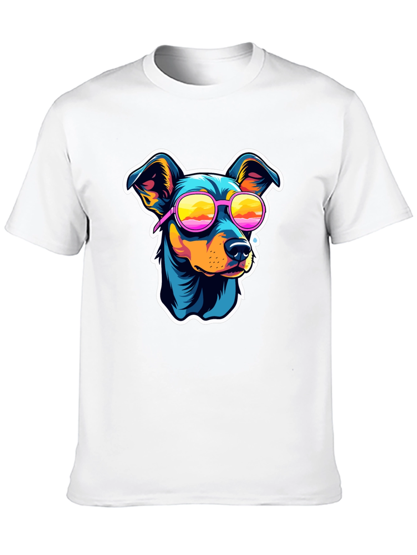 Black Cool Dog T-Shirt view 10