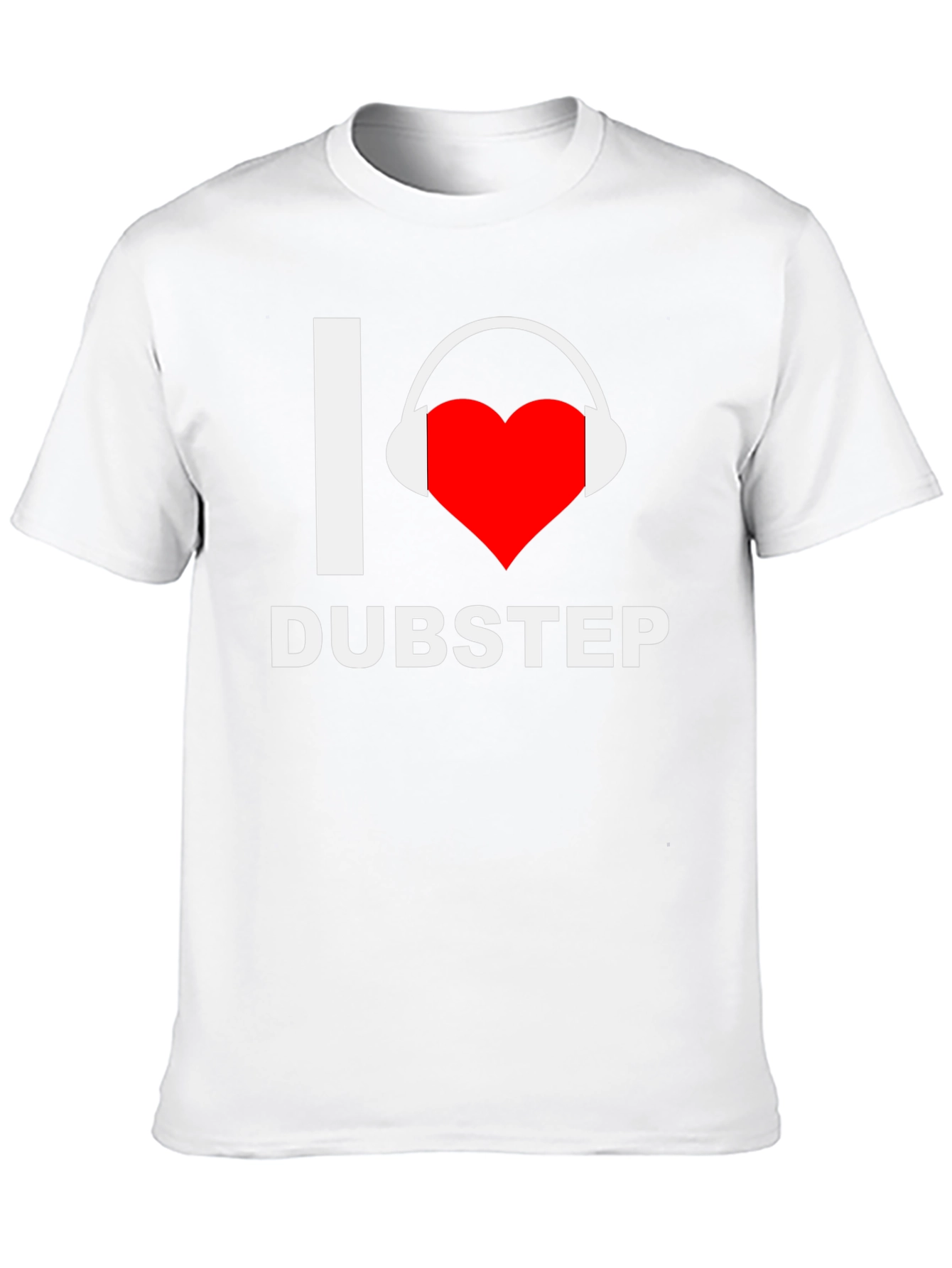 Black I Love Dubstep Music T-Shirt - Black view 10