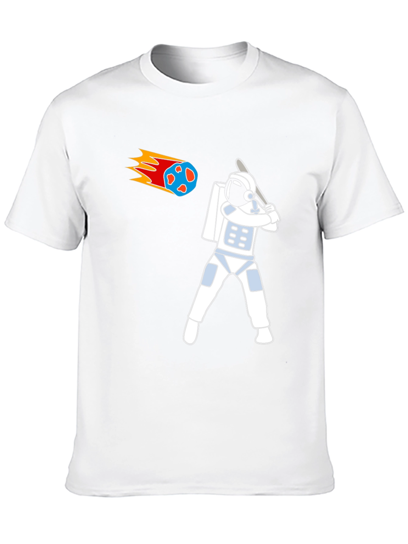 Black Astronaut Baseball T-Shirt - Swing for the Stars! view 10