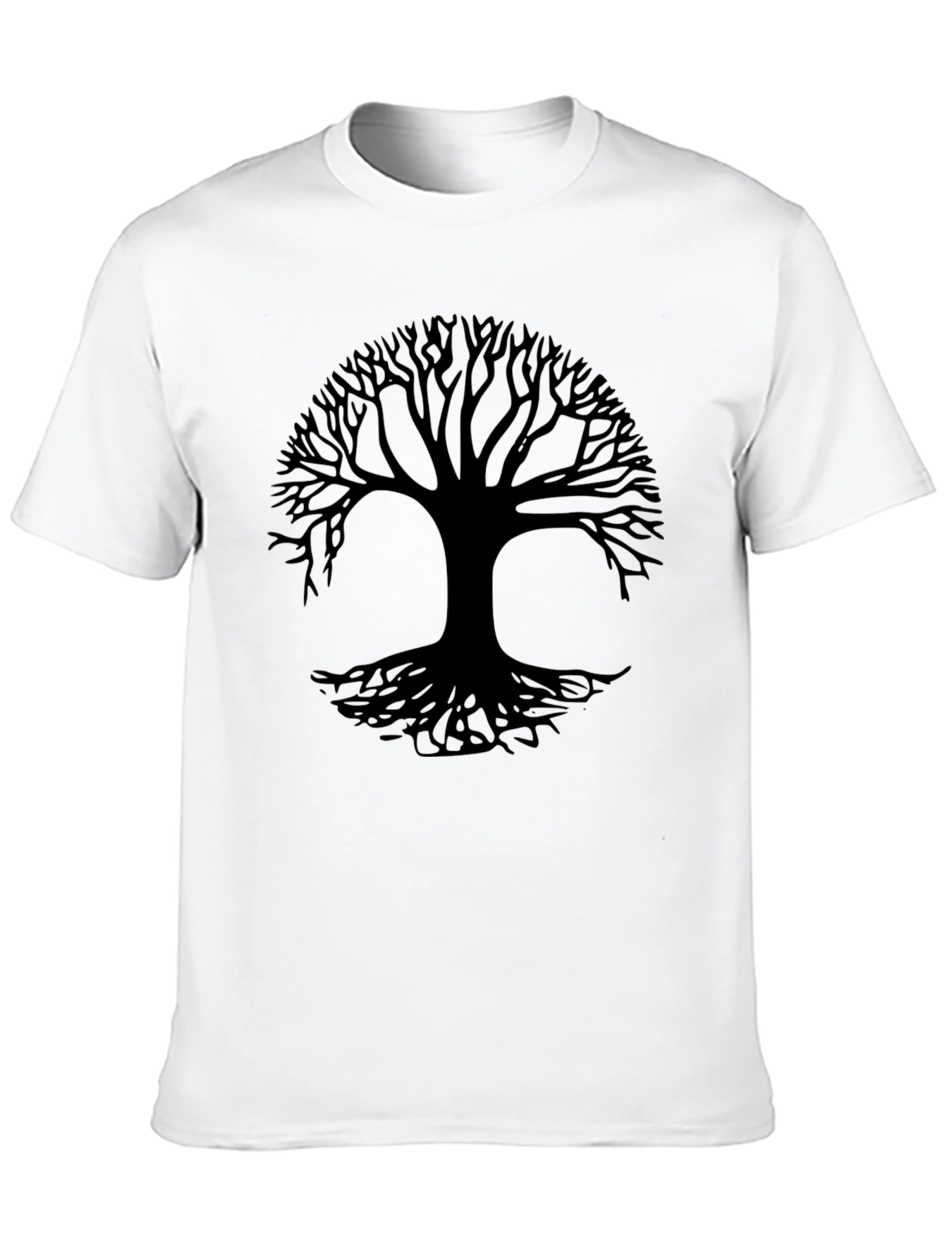 Black Tree of Life Black T-Shirt view 10