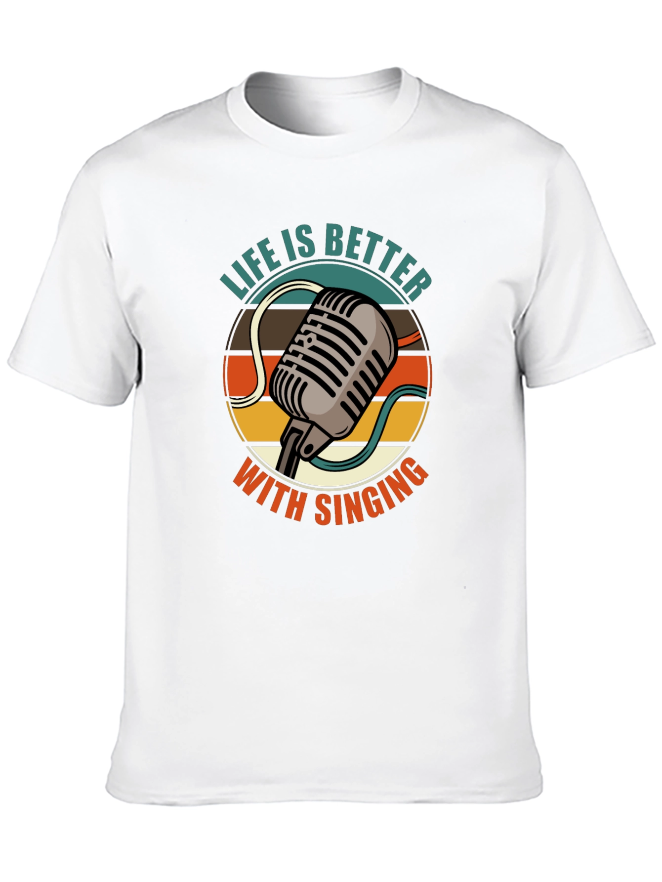 Black Life is Better with Singing Graphic Tee view 10