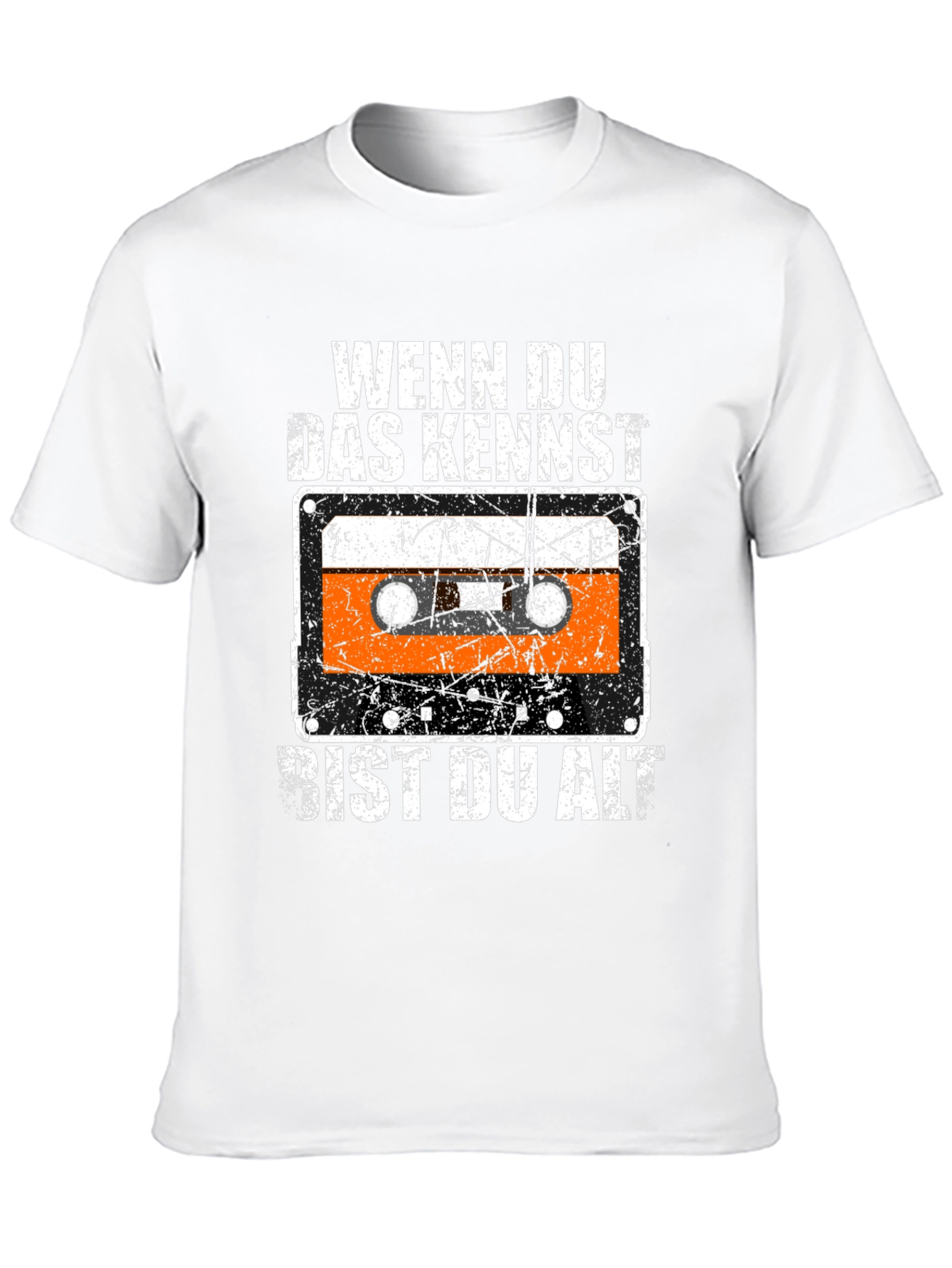 Black Vintage Cassette Tape T-Shirt - "Wenn Du Das Kennst, Bist Du Alt" view 10