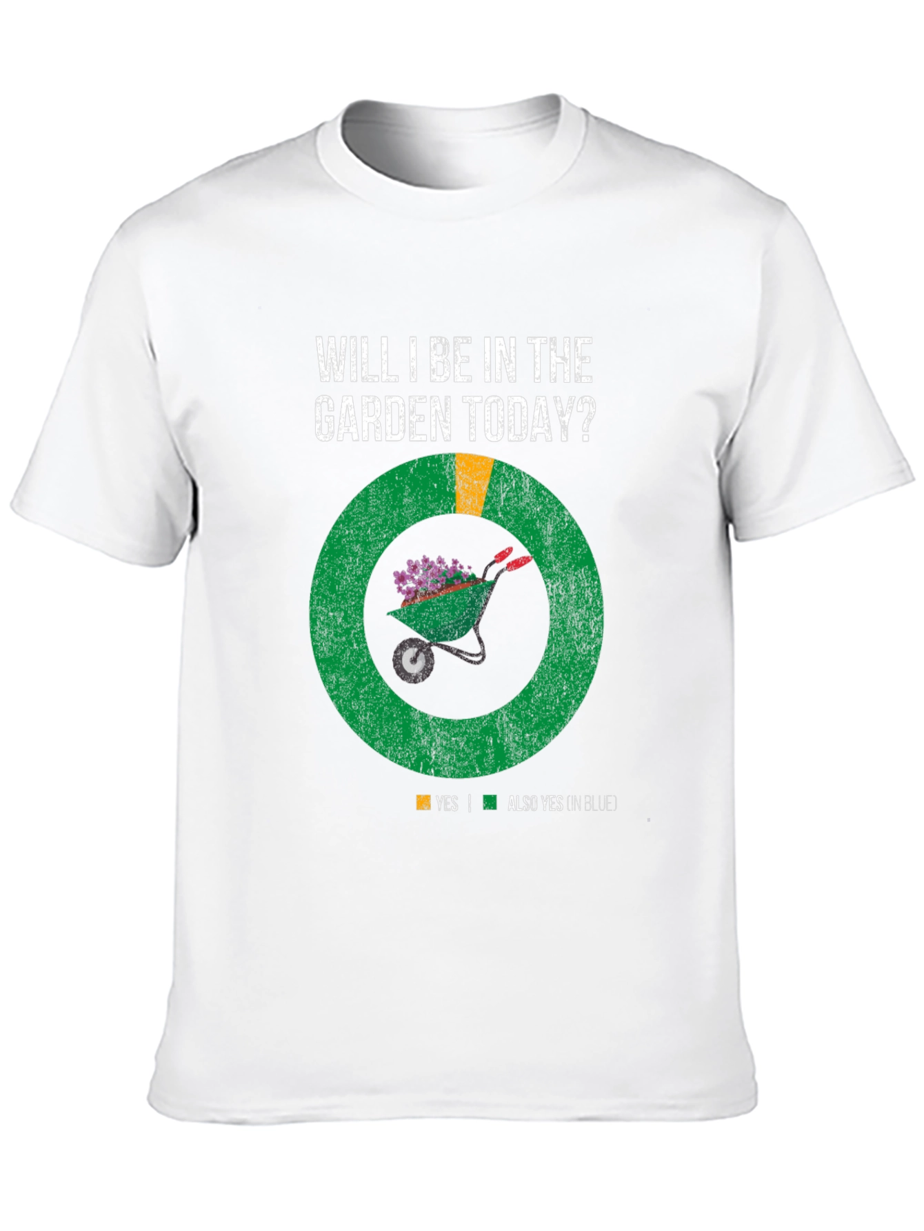 Black Gardening Humor T-Shirt: Will I Be In The Garden Today? view 10