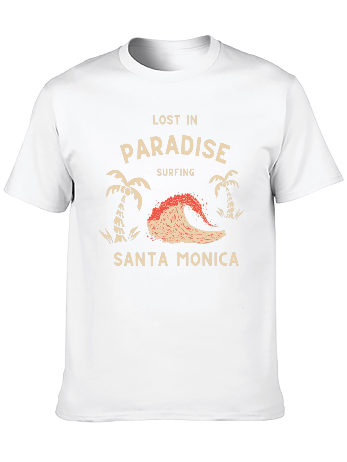 Black Lost in Paradise Santa Monica T-Shirt view 10