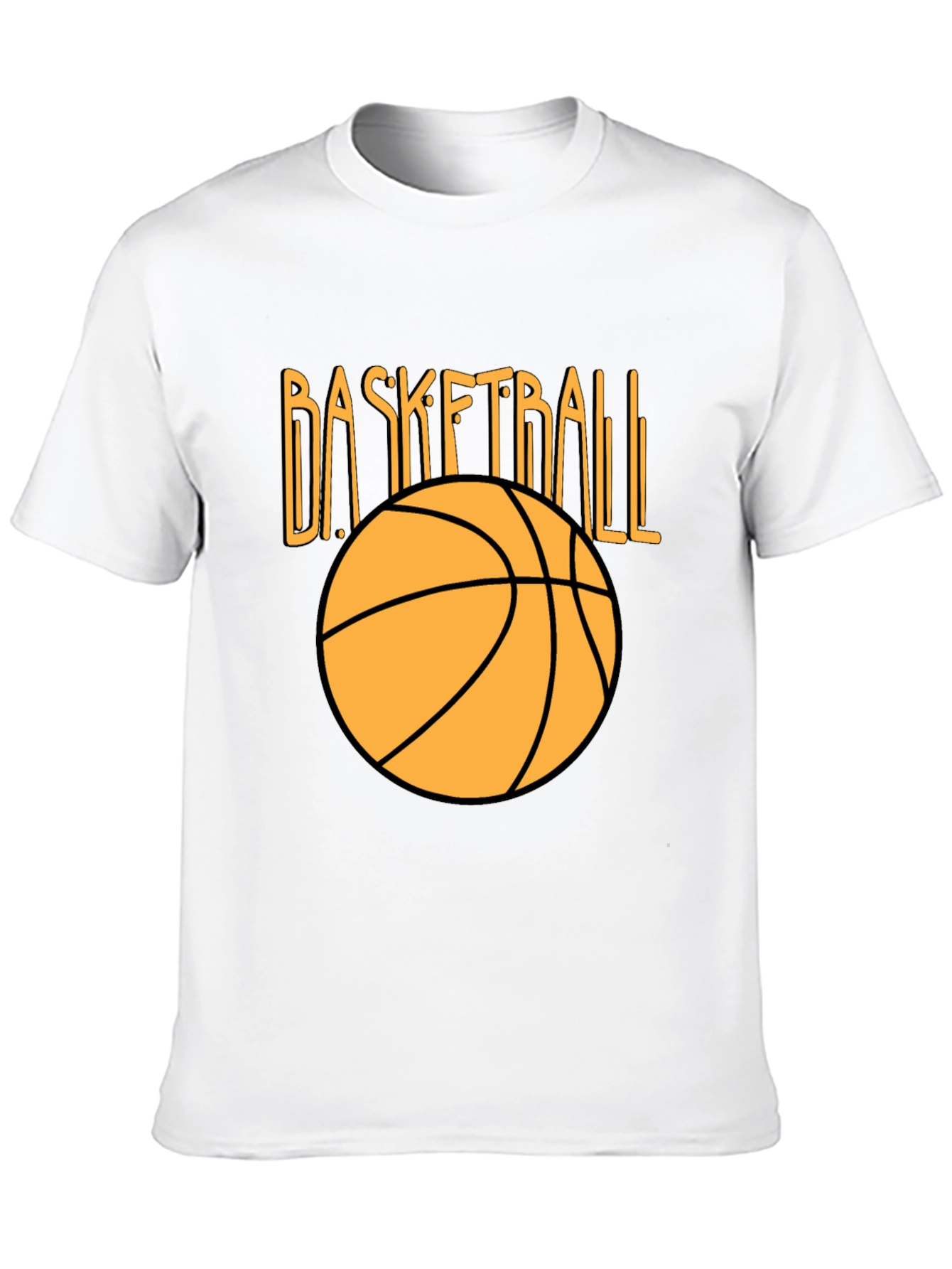 Black Basketball Graphic Black Tee view 10