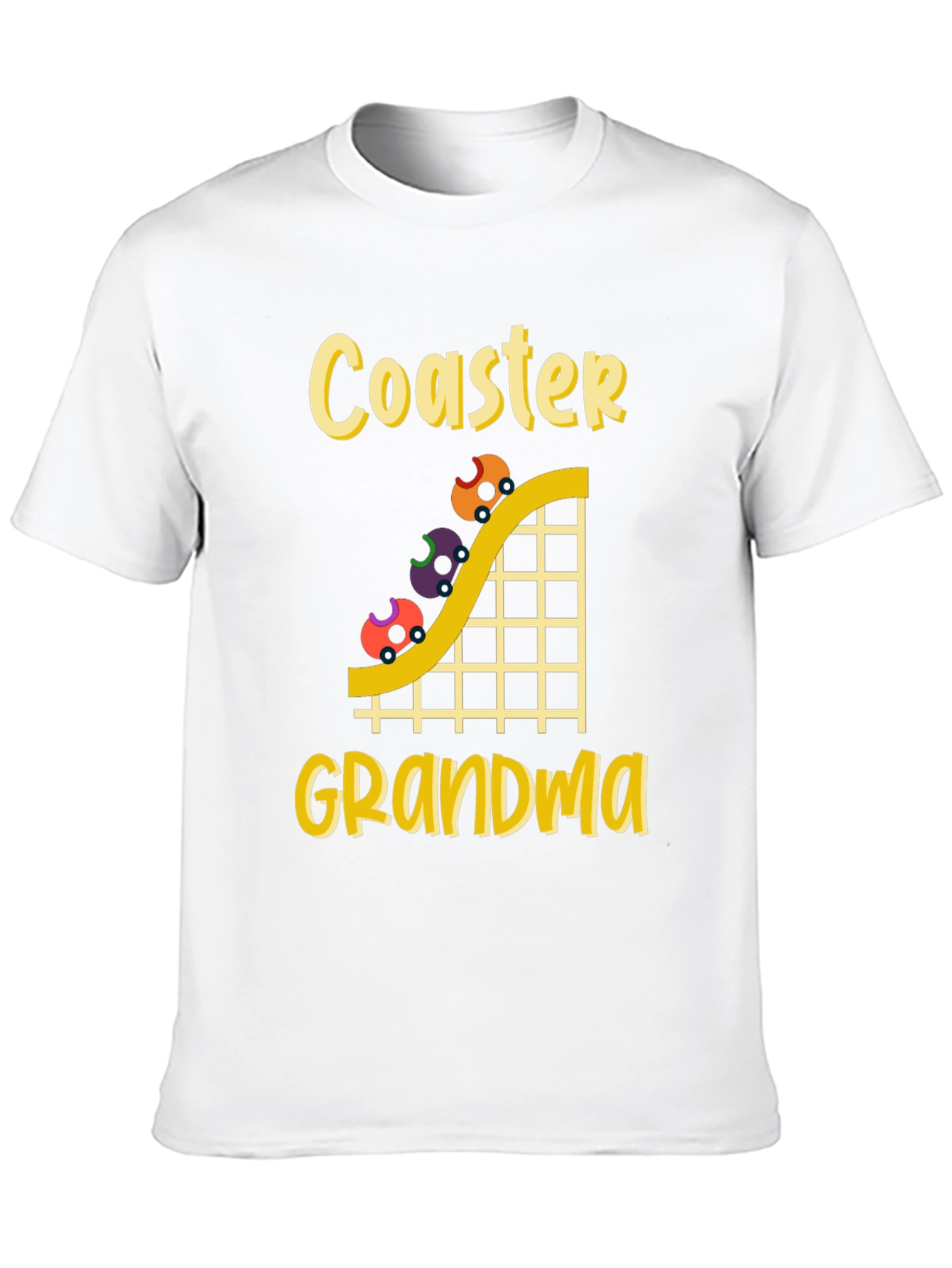 Black Coaster Grandma Black T-Shirt view 10