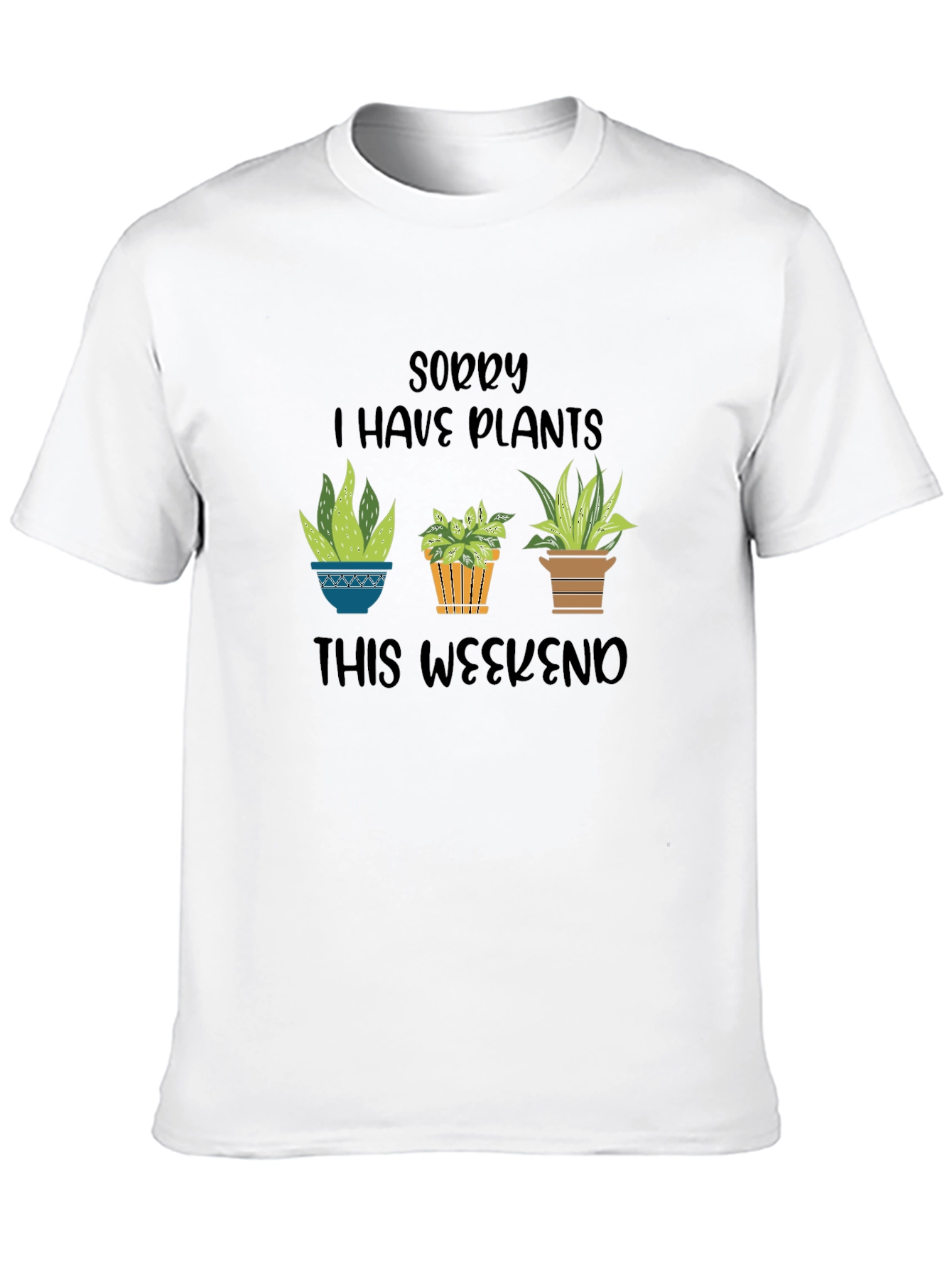 Black Sorry I Have Plants T-Shirt - Gardening Lover Tee view 10