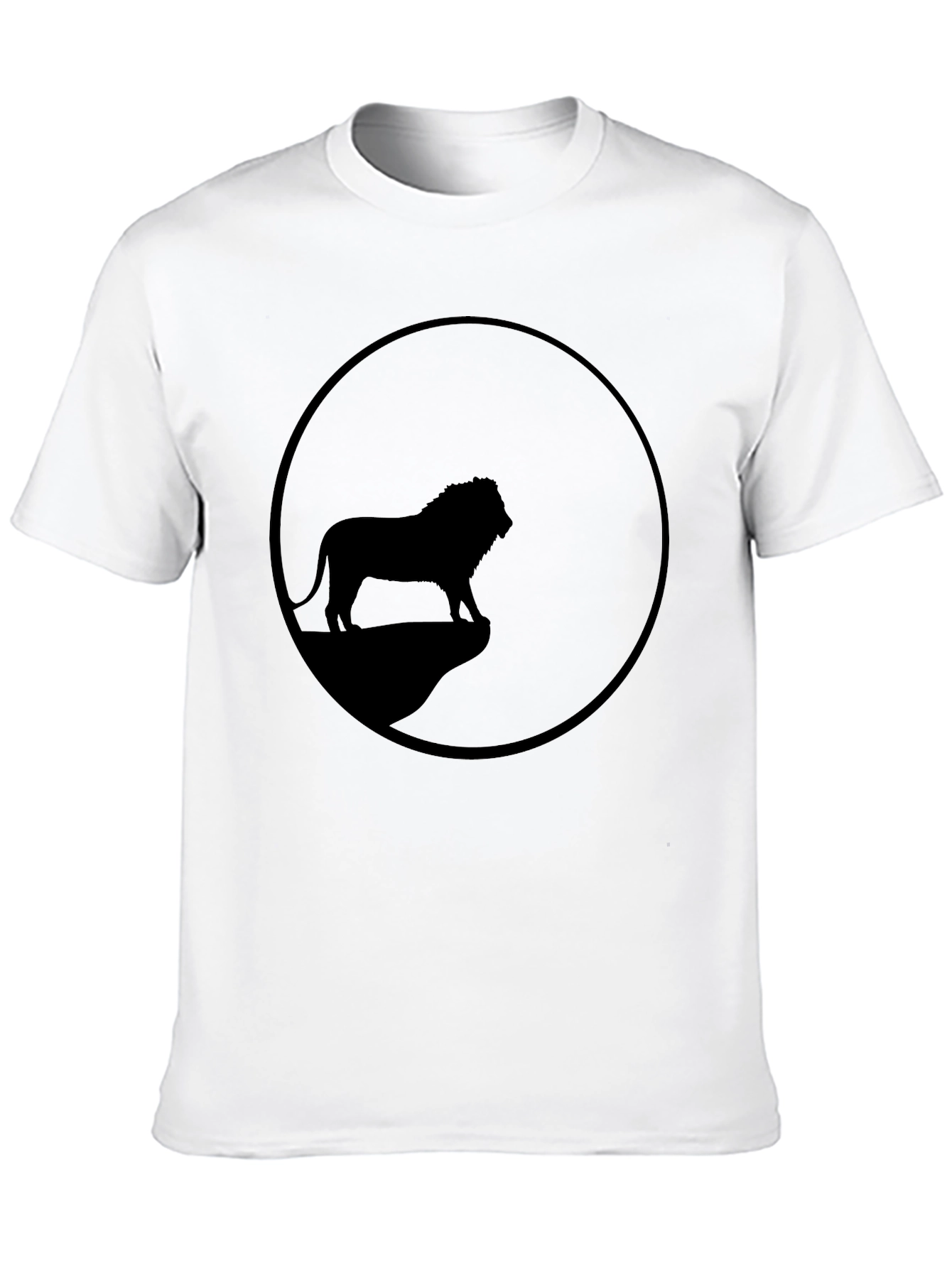 Black Lion Silhouette Graphic Tee - Classic Black view 10