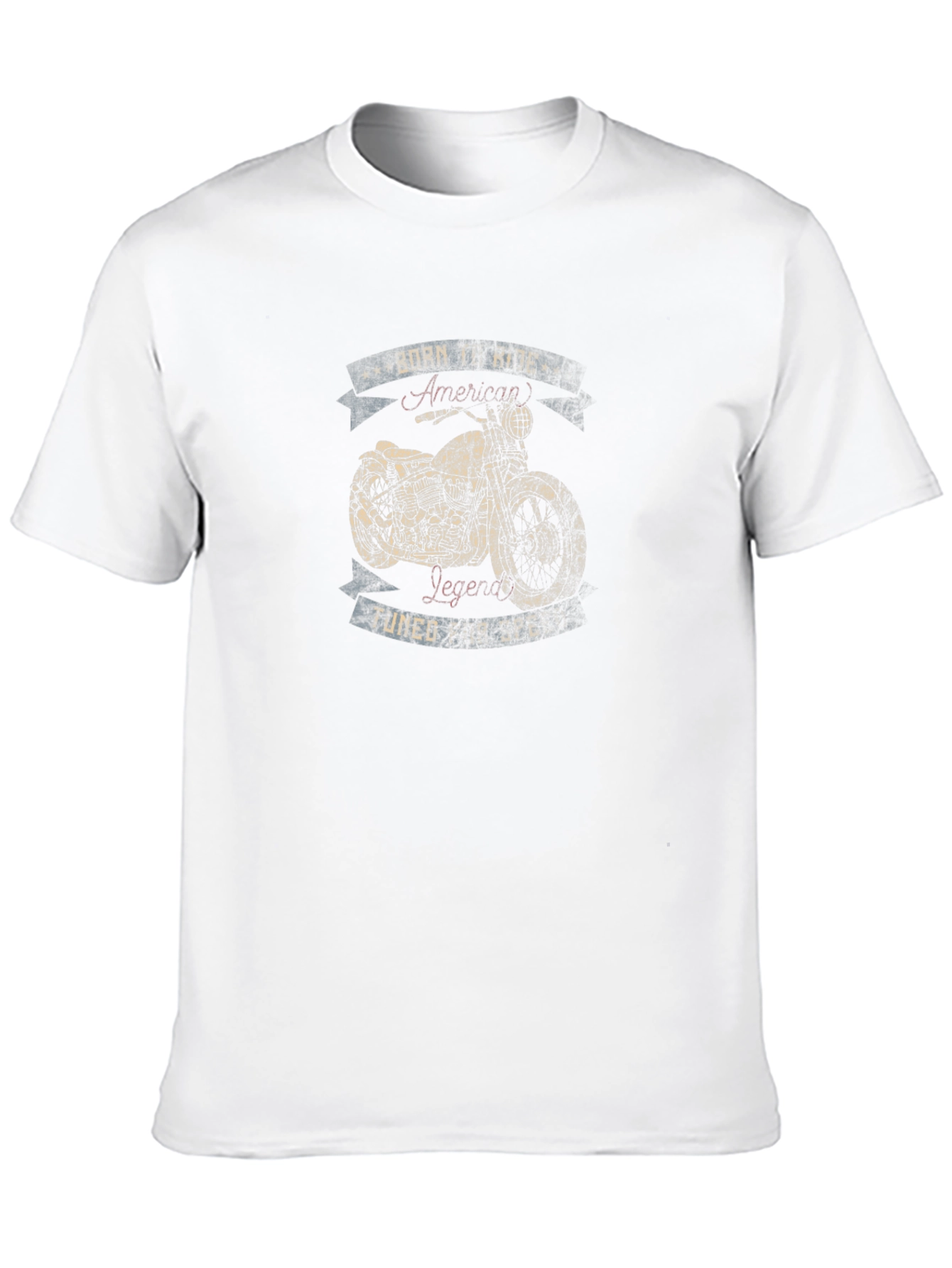 Black American Legend Motorcycle Graphic T-Shirt view 10