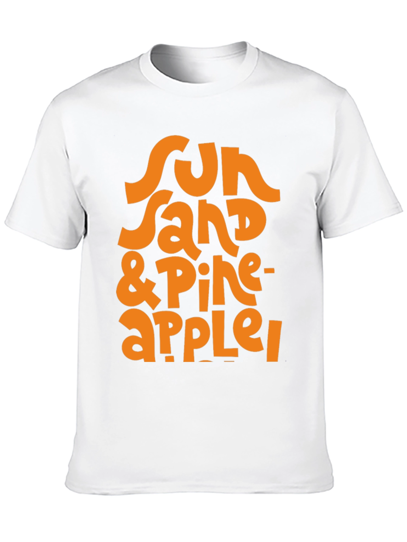 Black Sun, Sand & Pineapple Graphic T-Shirt view 10