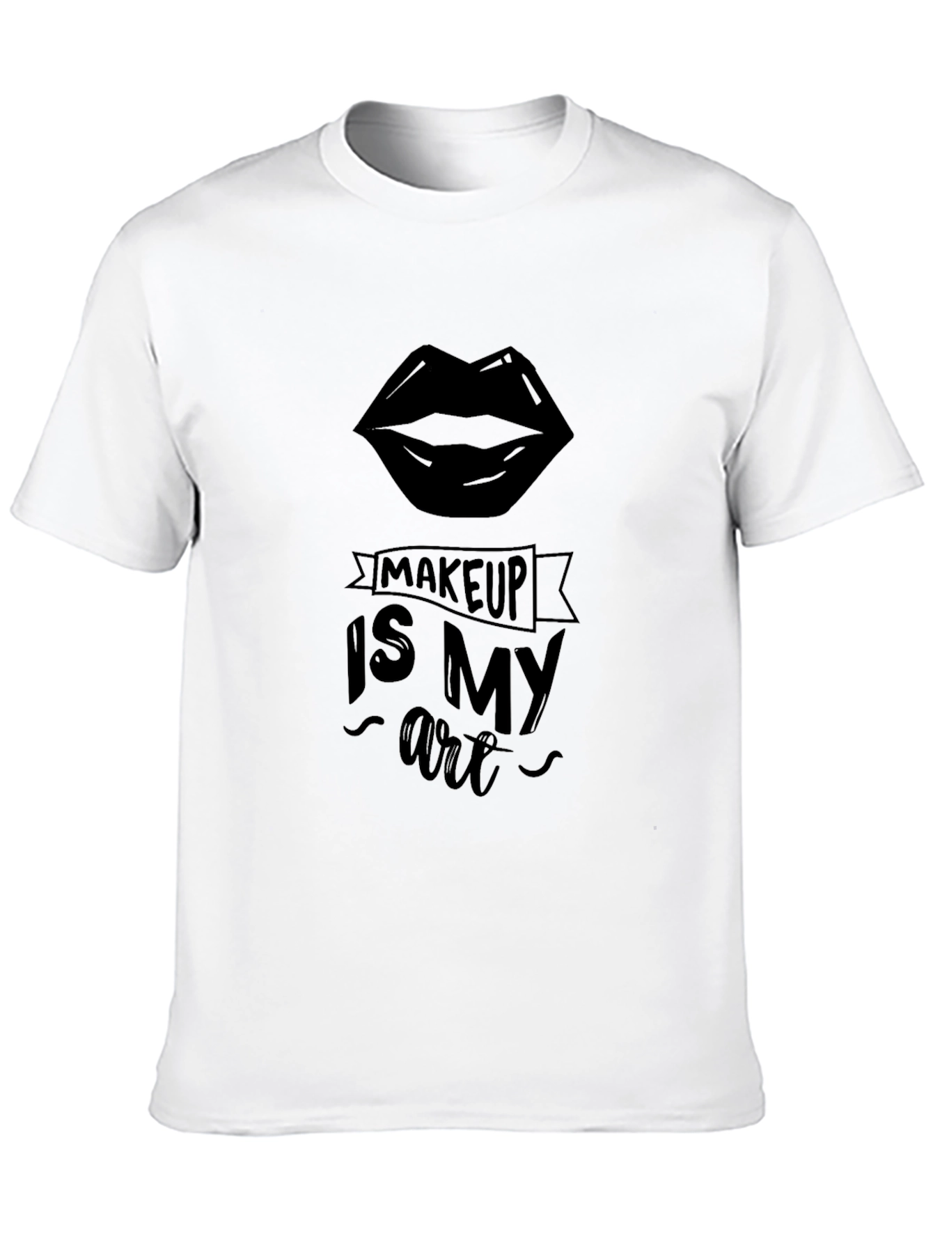 Black Makeup Is My Art T-Shirt - Stylish Graphic Tee view 10