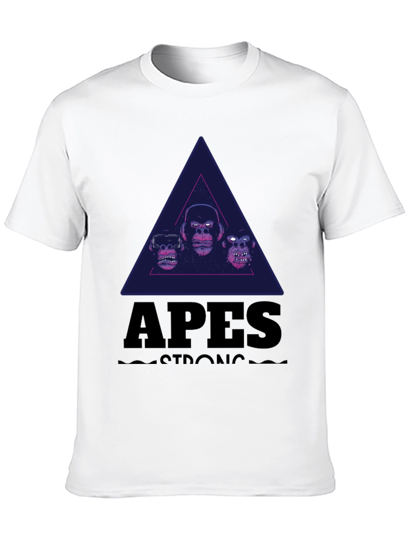 Black Apes Strong Graphic Tee - Black view 10