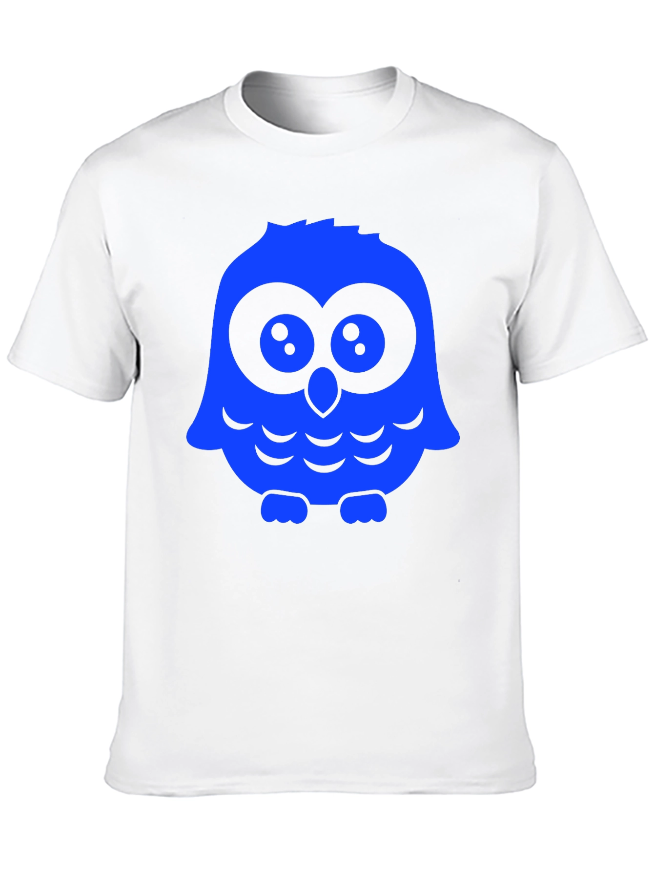 Black Owl Graphic Print T-Shirt - Black Casual Tee view 10