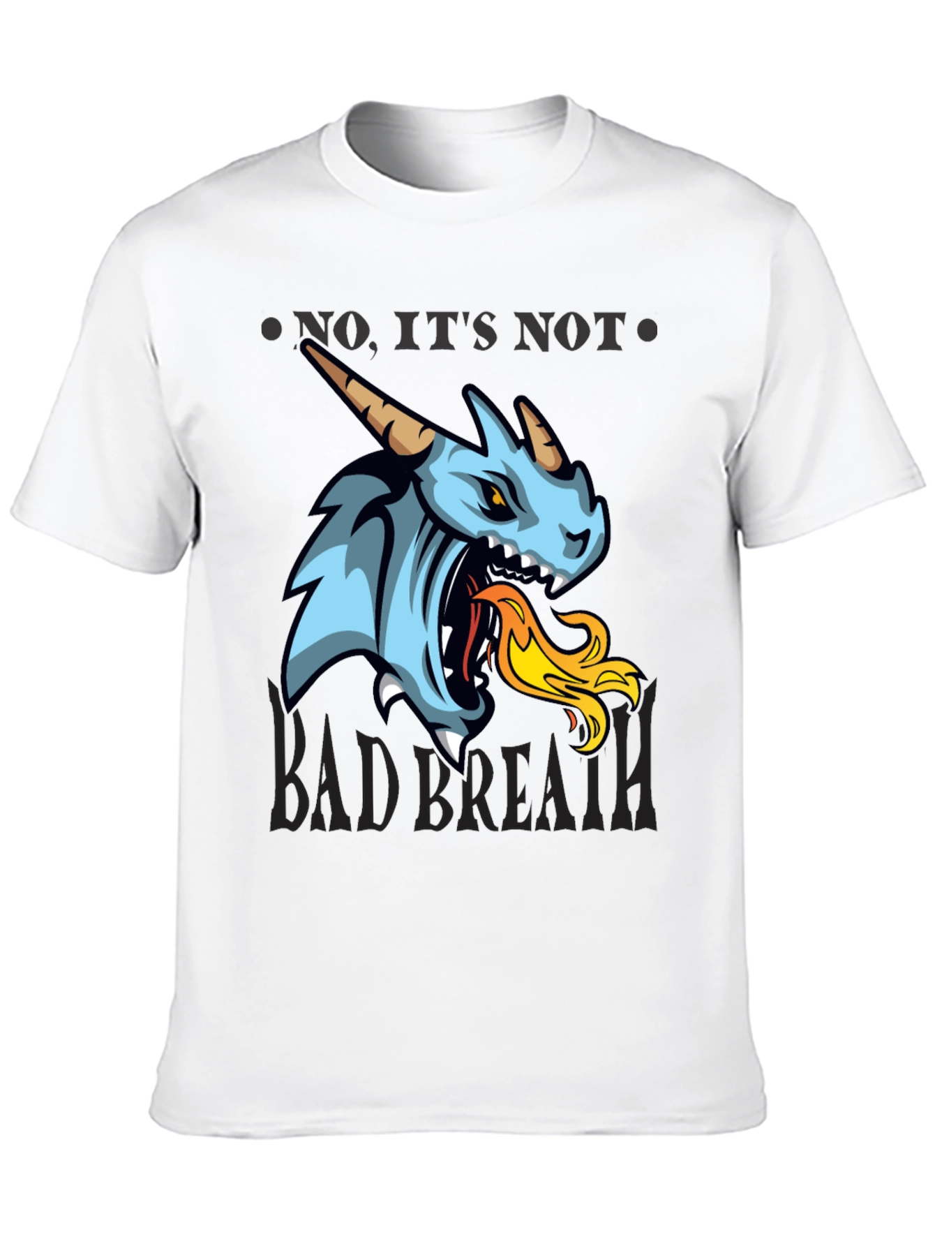 Black Dragon Fire Breath Graphic Tee - Bold & Unique! view 10