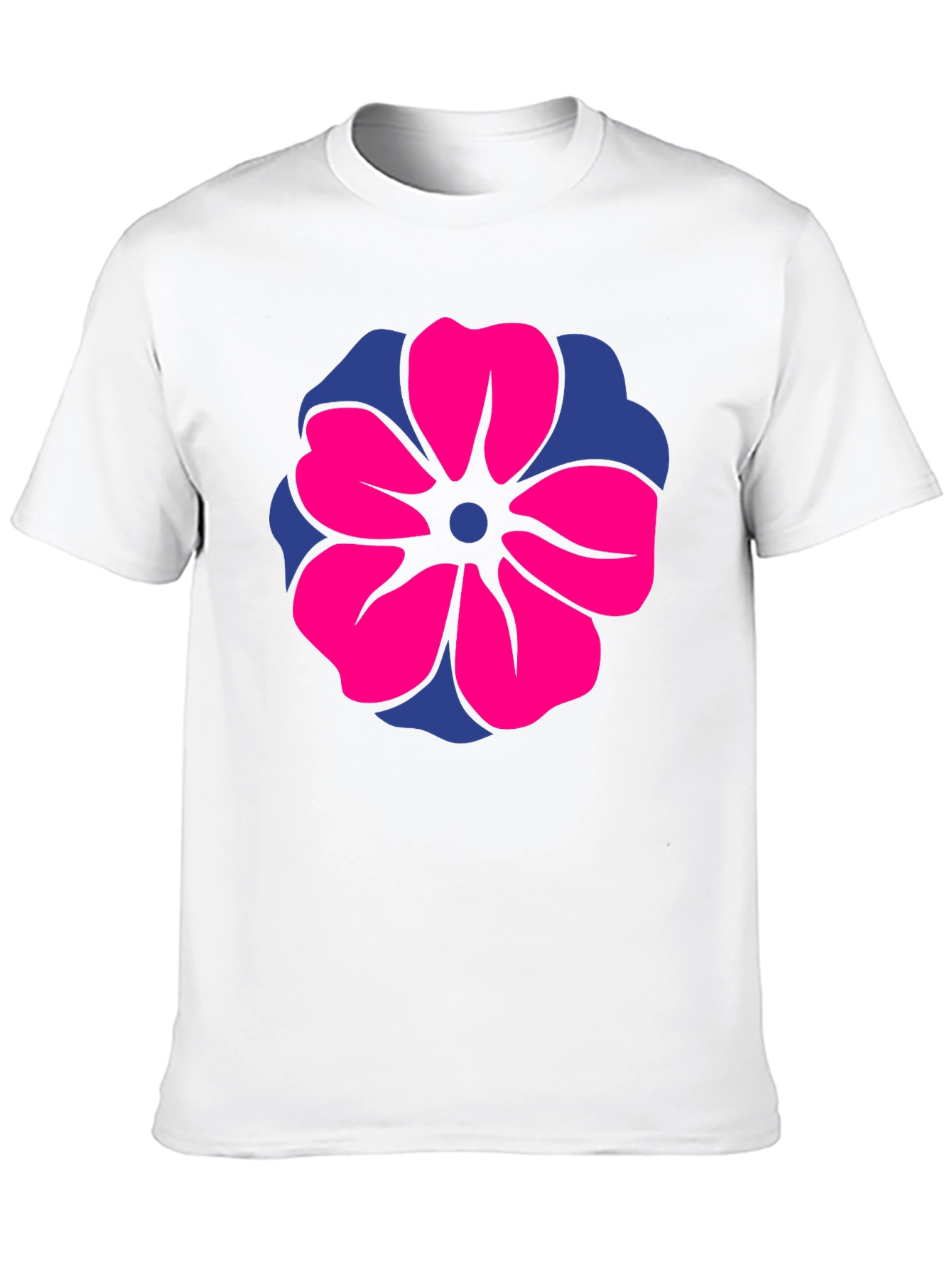 Black Floral Print Crew Neck T-Shirt - Bold Statement Tee view 10