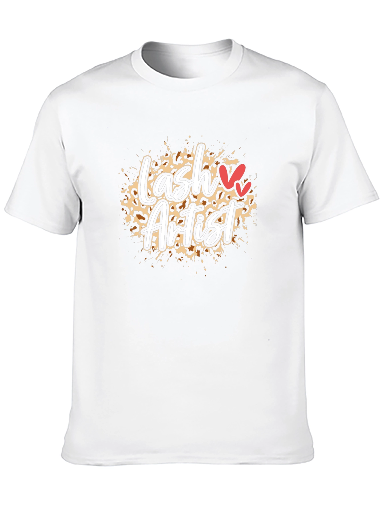 Lash Artist Leopard Print Graphic Tee - Trendy and Unique! - 10