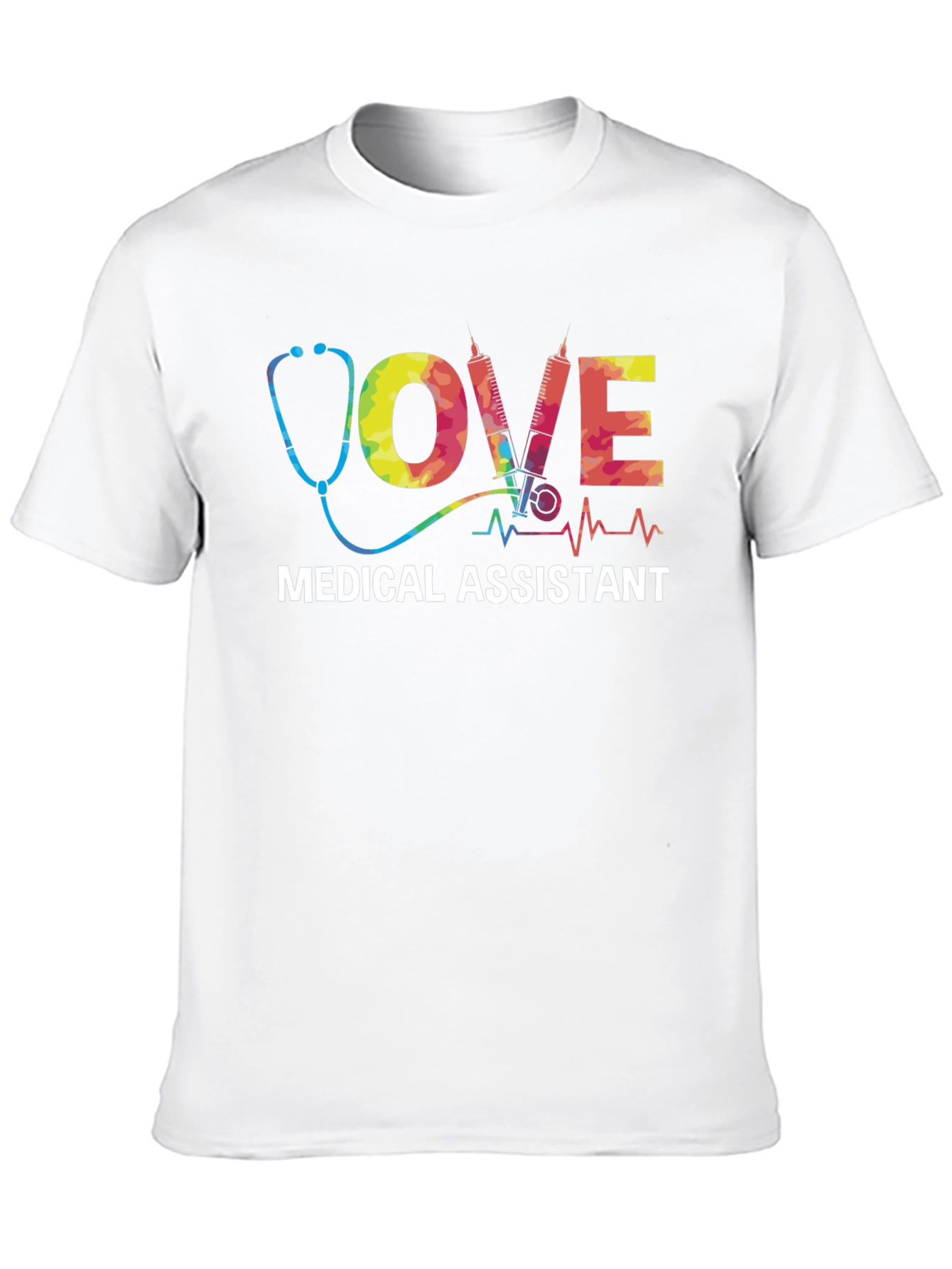 Black Medical Assistant Love T-Shirt view 10