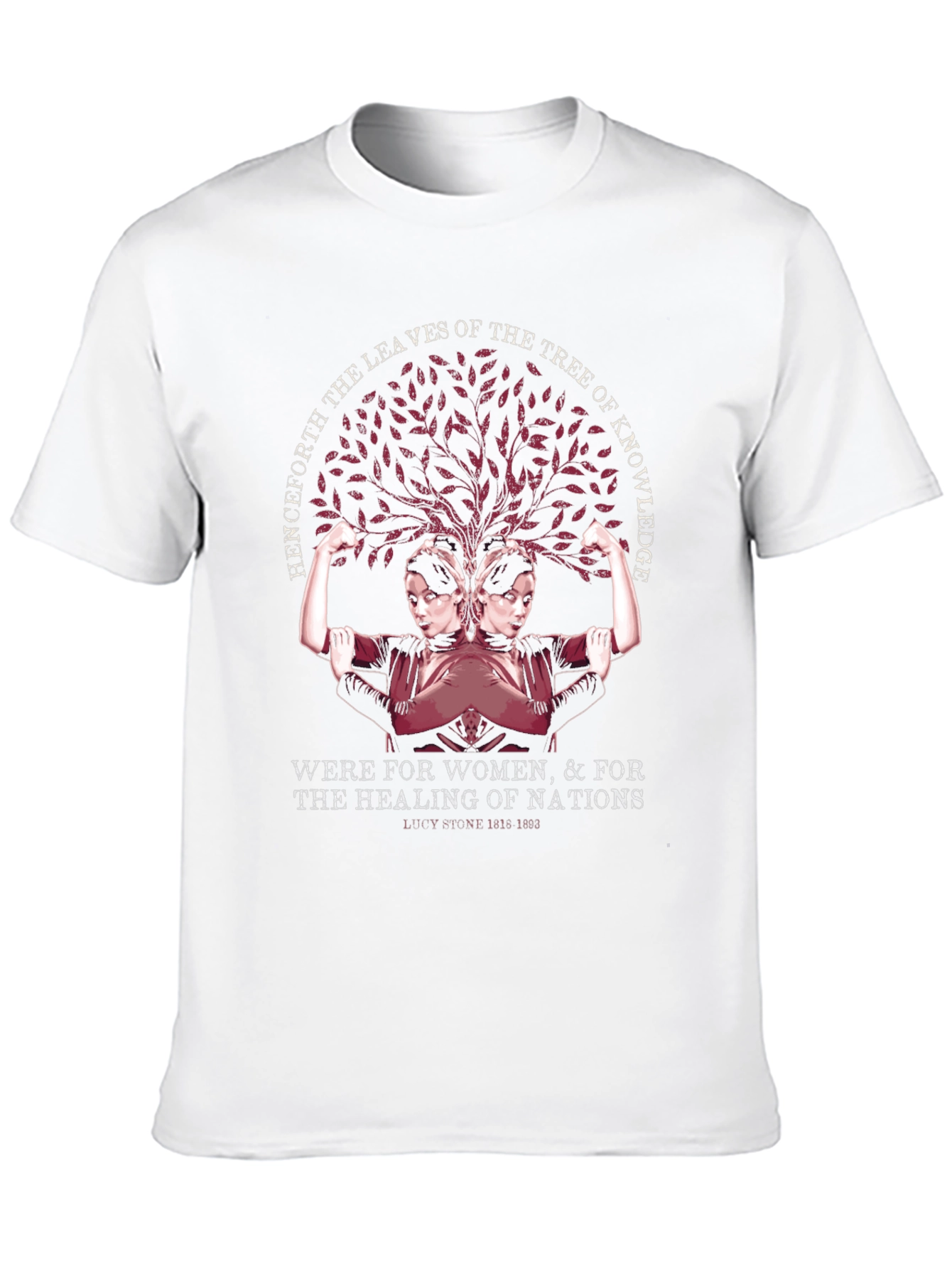 Black Feminist Tree of Knowledge Graphic T-Shirt view 10