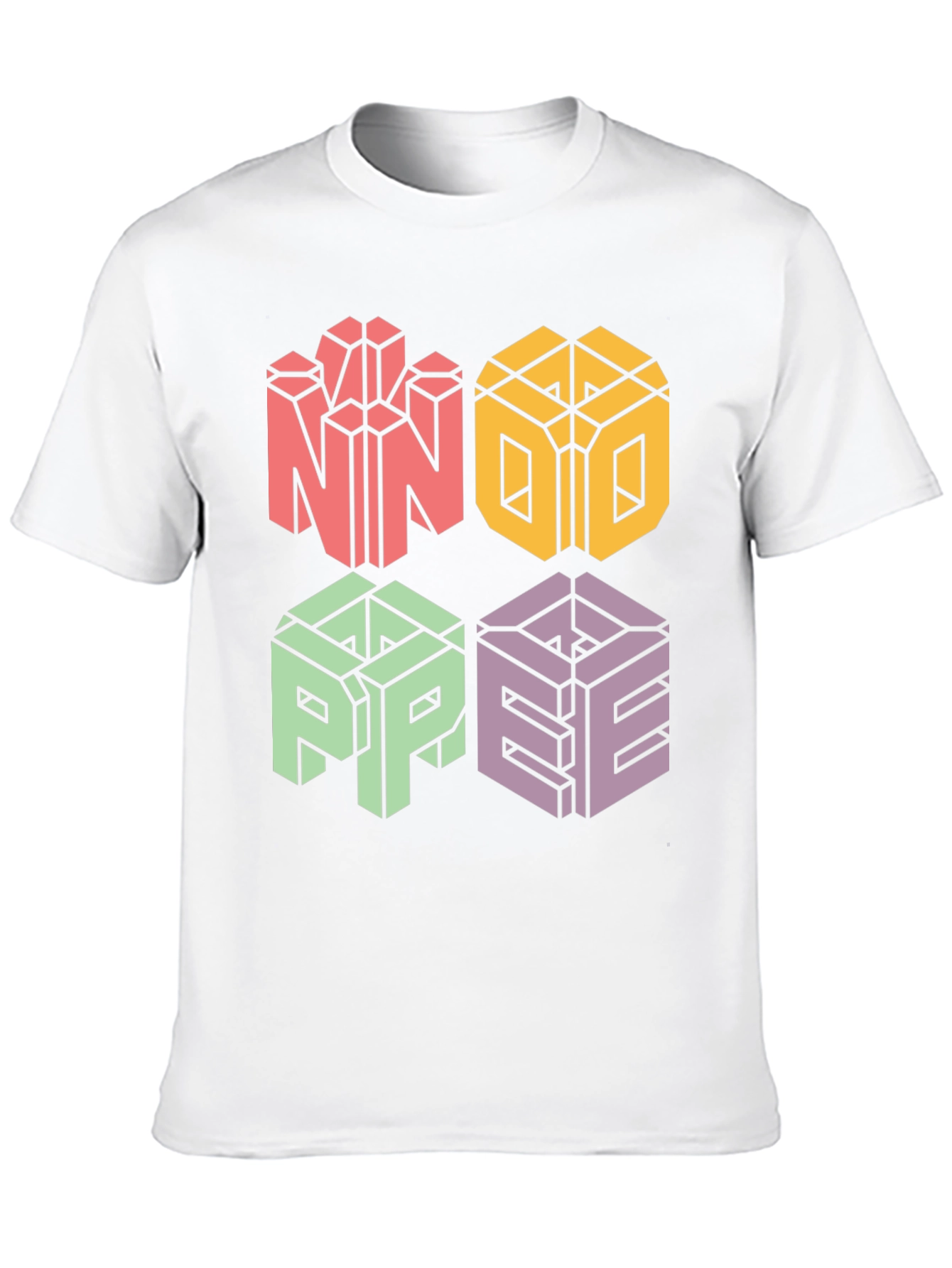 Black Novelty NOPE 3D Graphic Print T-Shirt view 10