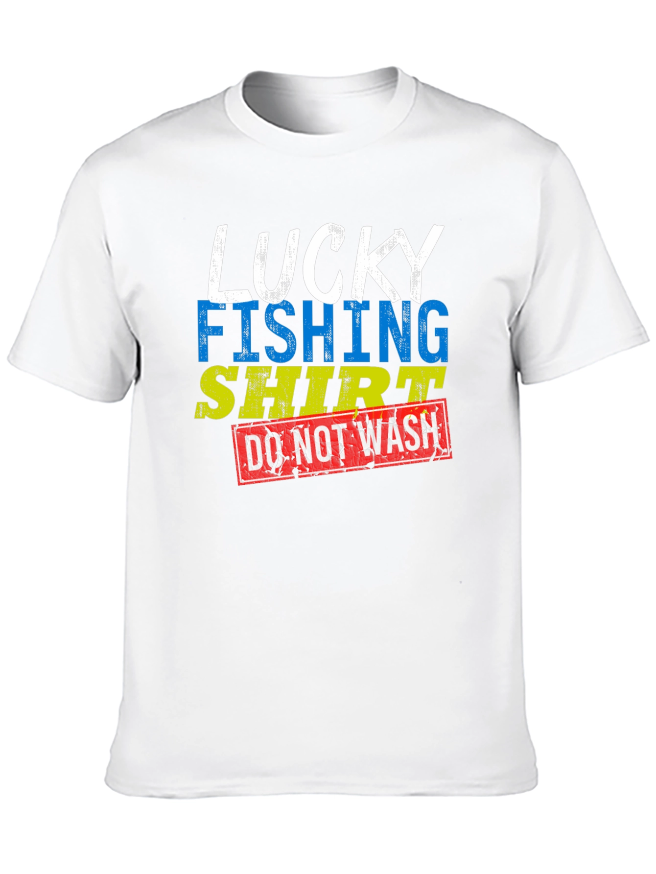 Black Lucky Fishing Shirt - Novelty Graphic Tee view 10