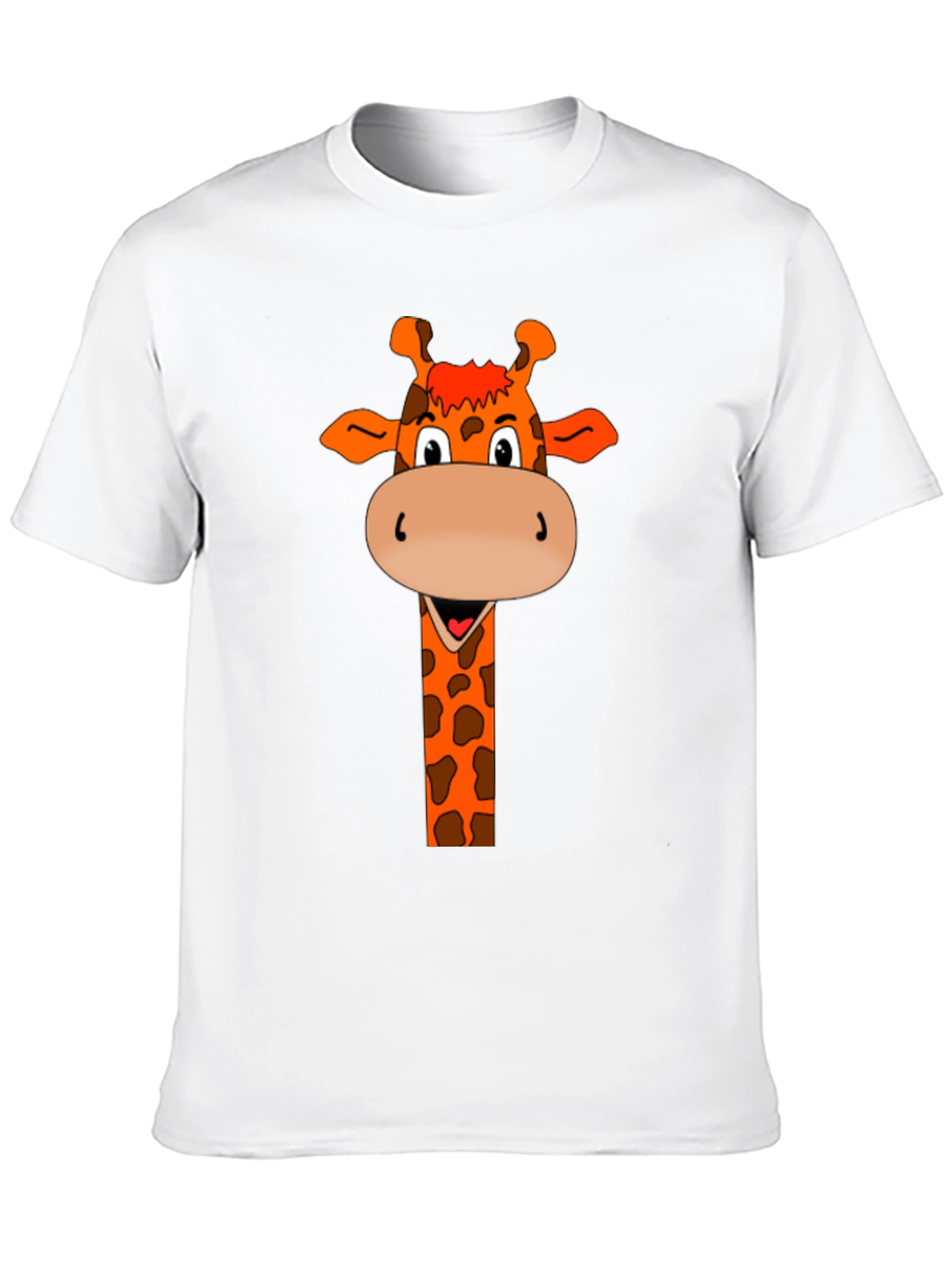 Black Giraffe Graphic Tee - Men's Black T-Shirt view 10