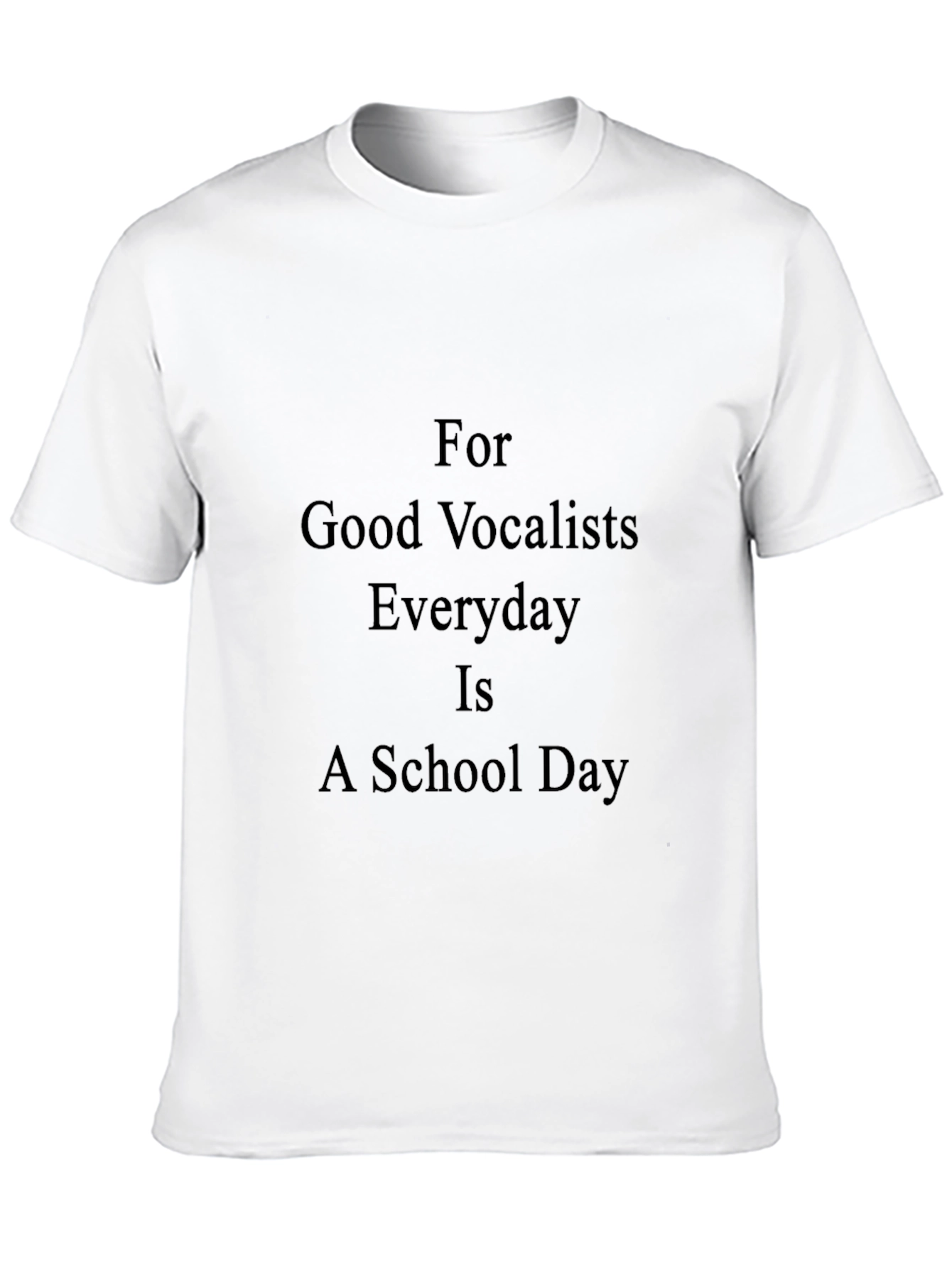 Black Vocalist School Day T-Shirt - Black, Everyday Learning view 10